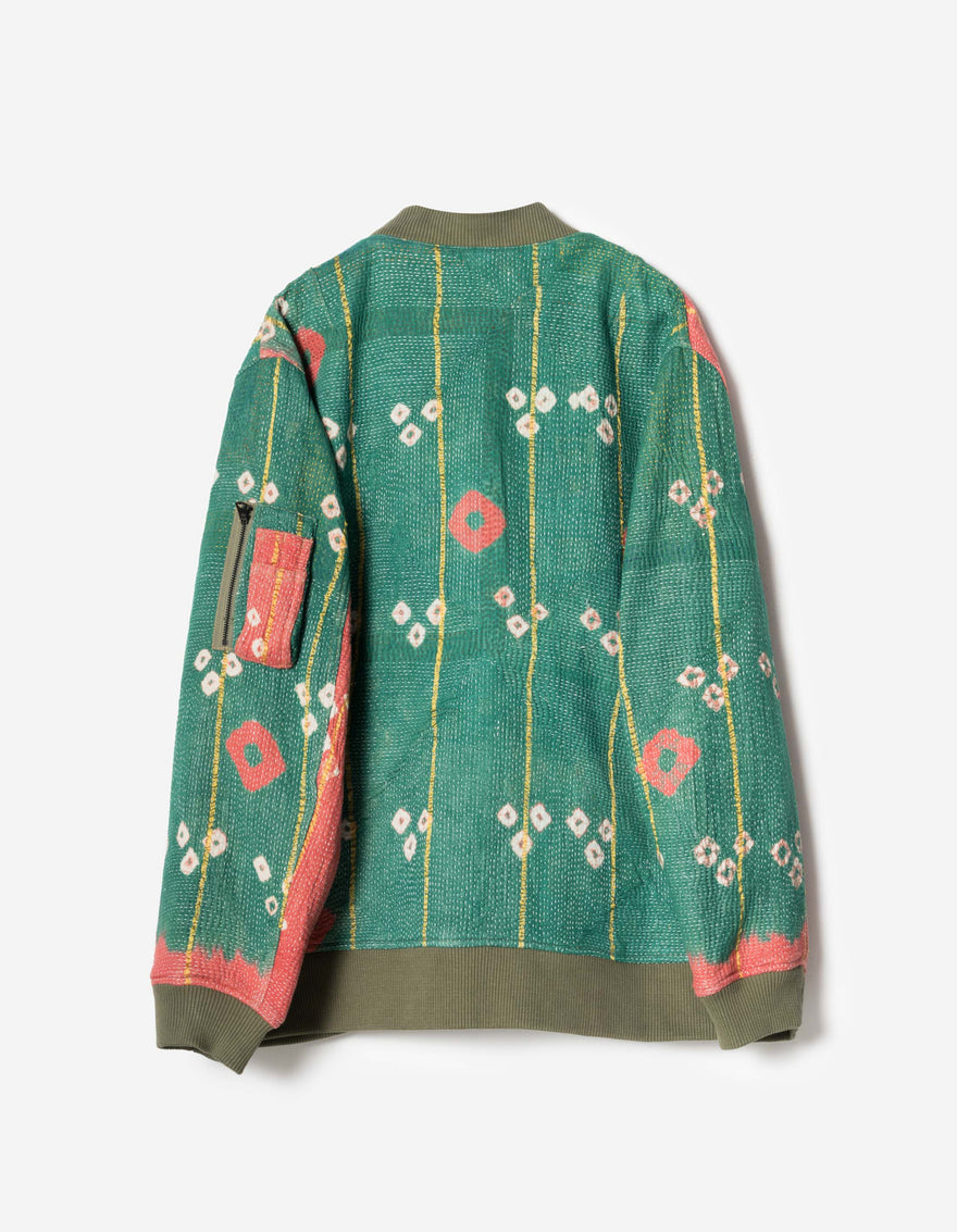 7809 Upcycled MA1 Kimono Multi • One Size - XL