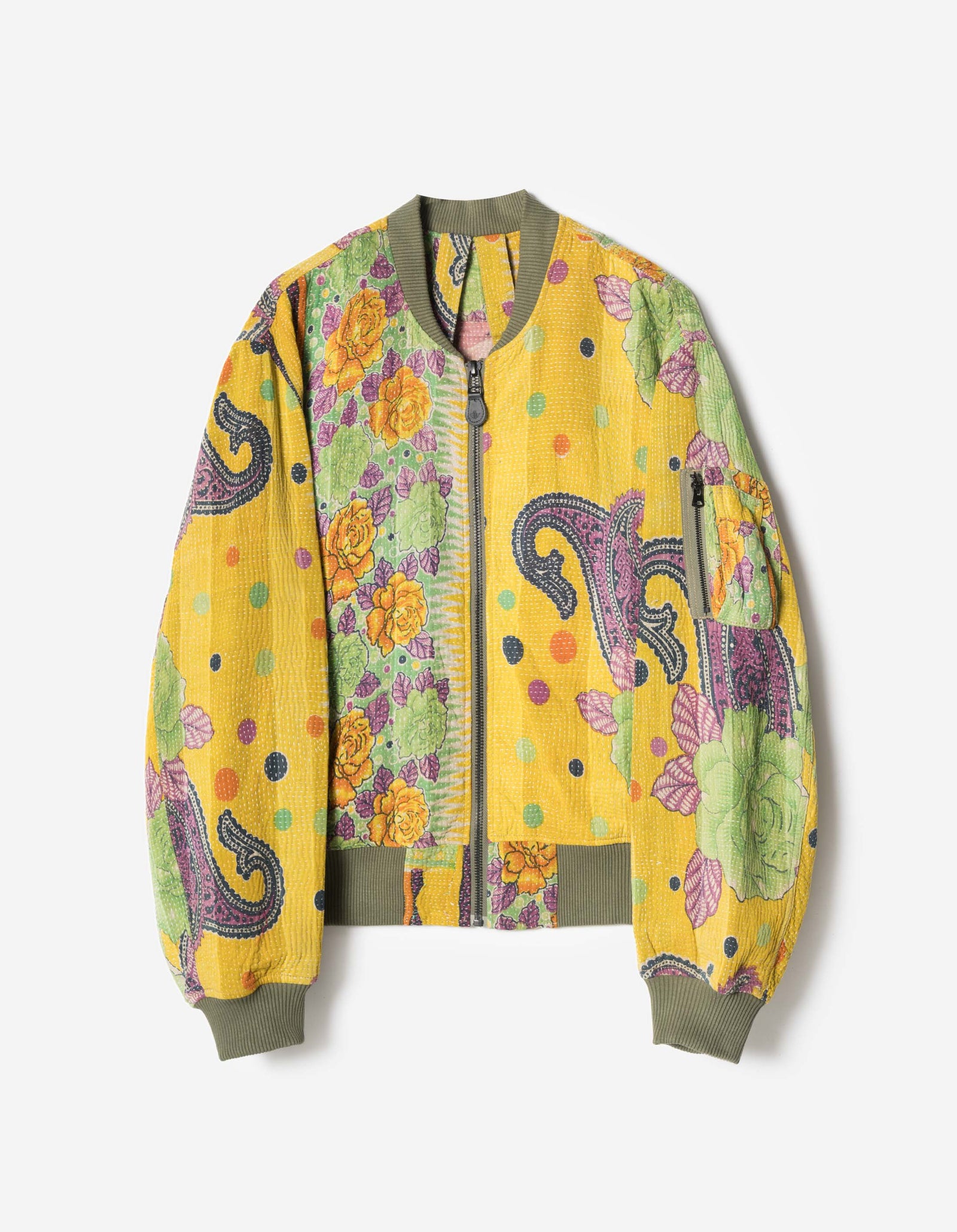 7810 Upcycled MA1 Jacket Multi • One Size - L