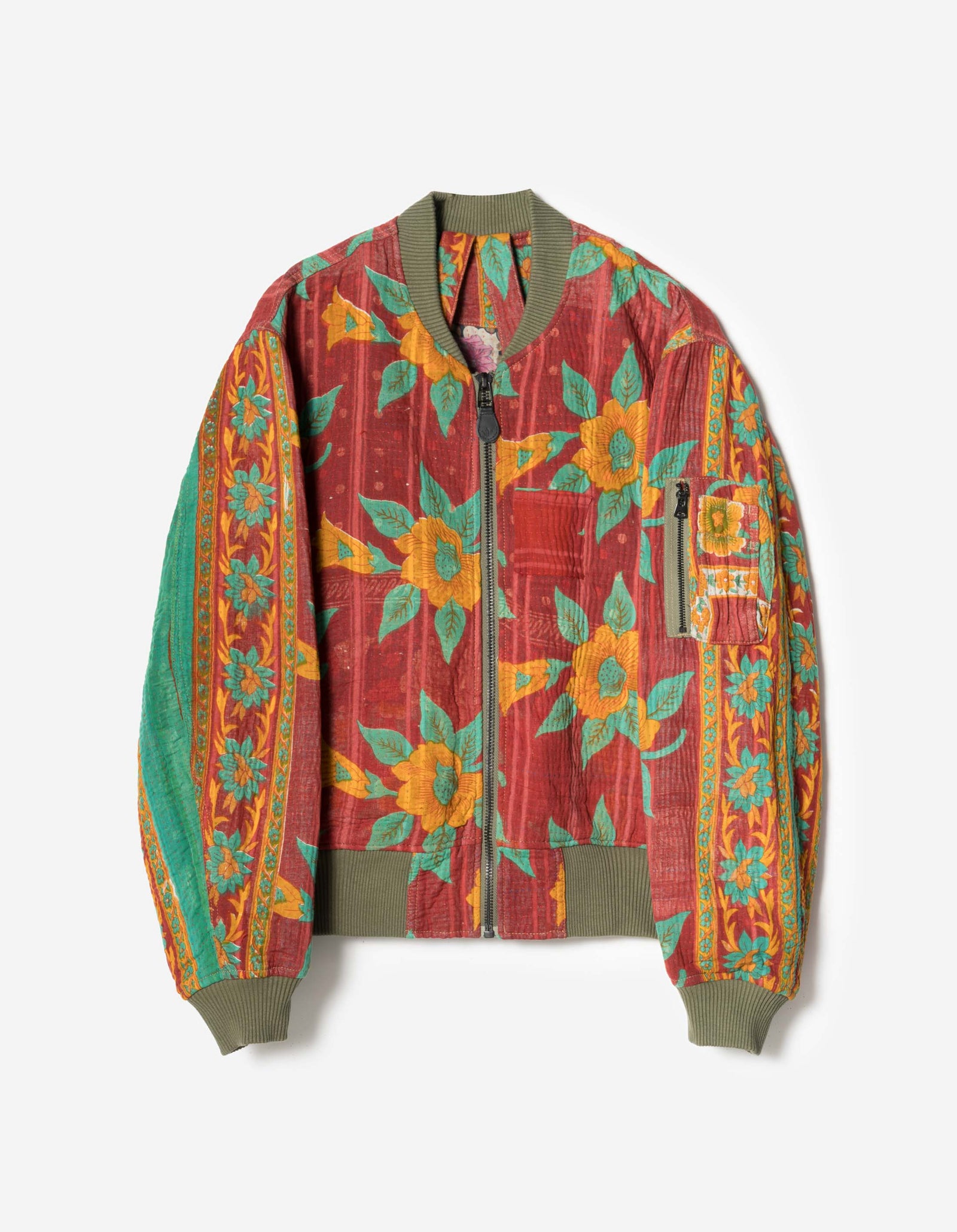 7810 Upcycled MA1 Jacket Multi • One Size - S