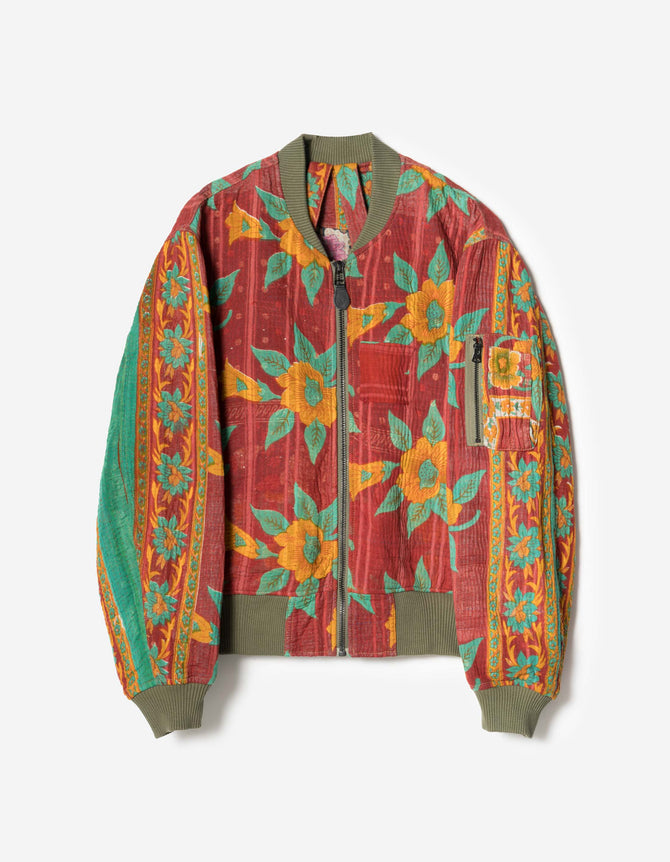7810 Upcycled MA1 Jacket Multi • One Size - S