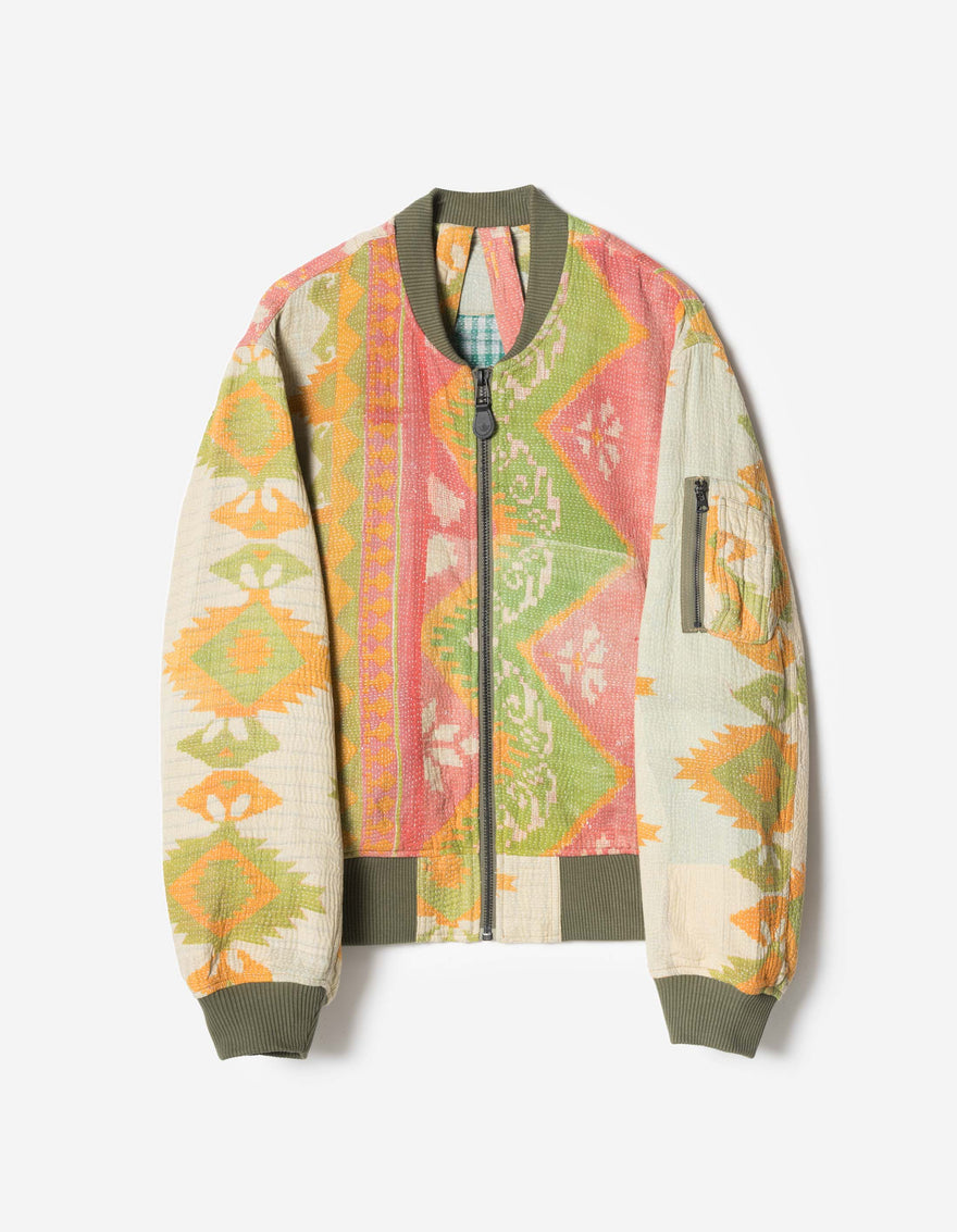 7810 Upcycled MA1 Jacket Multi • One Size - M