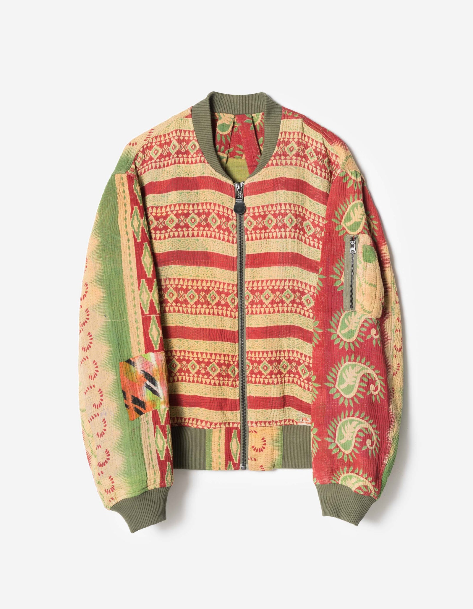 7810 Upcycled MA1 Jacket Multi • One Size - L
