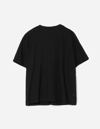 5234 Hemp Cross Loose S/S T-Shirt Black