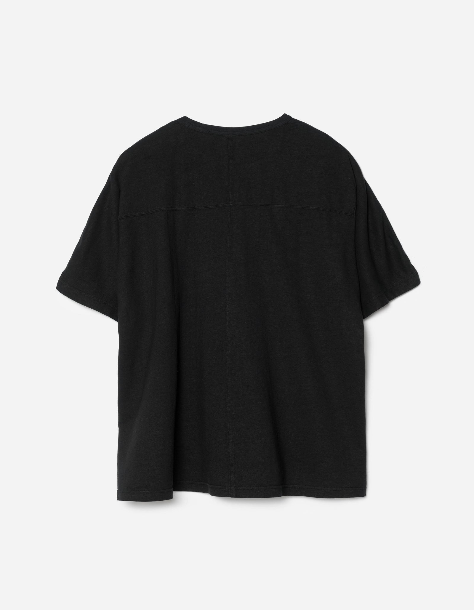 5234 Hemp Cross Loose S/S T-Shirt Black