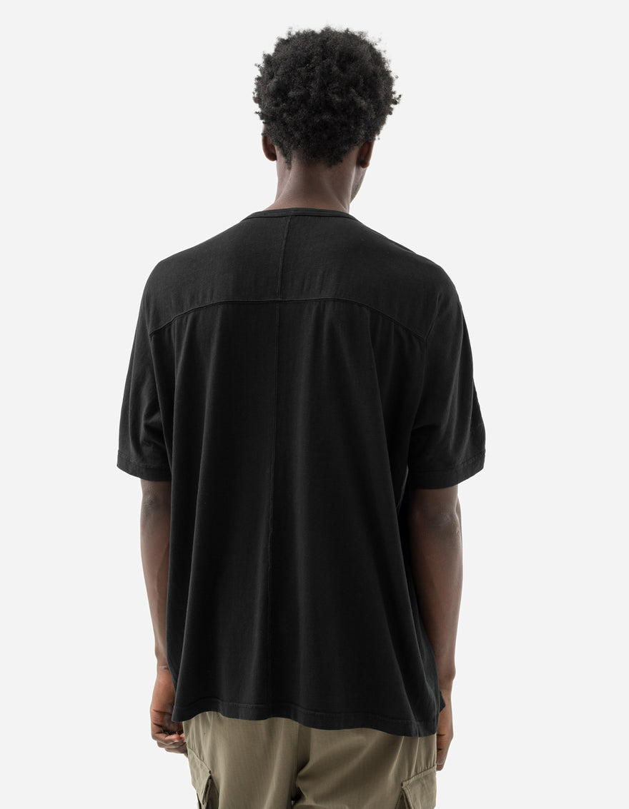 5234 Hemp Cross Loose S/S T-Shirt Black