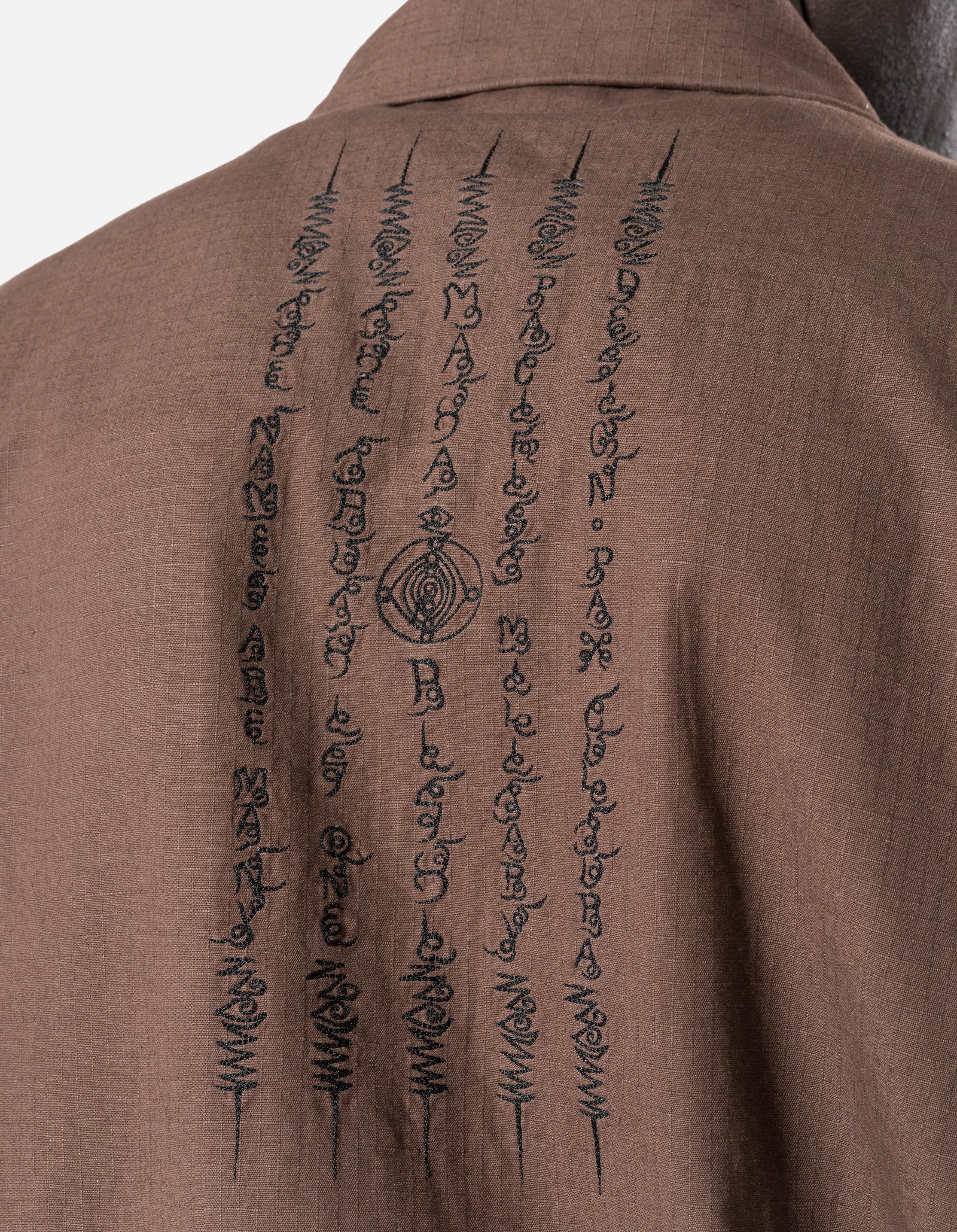 7680 Mantra Camp Collar Shirt Earth Brown