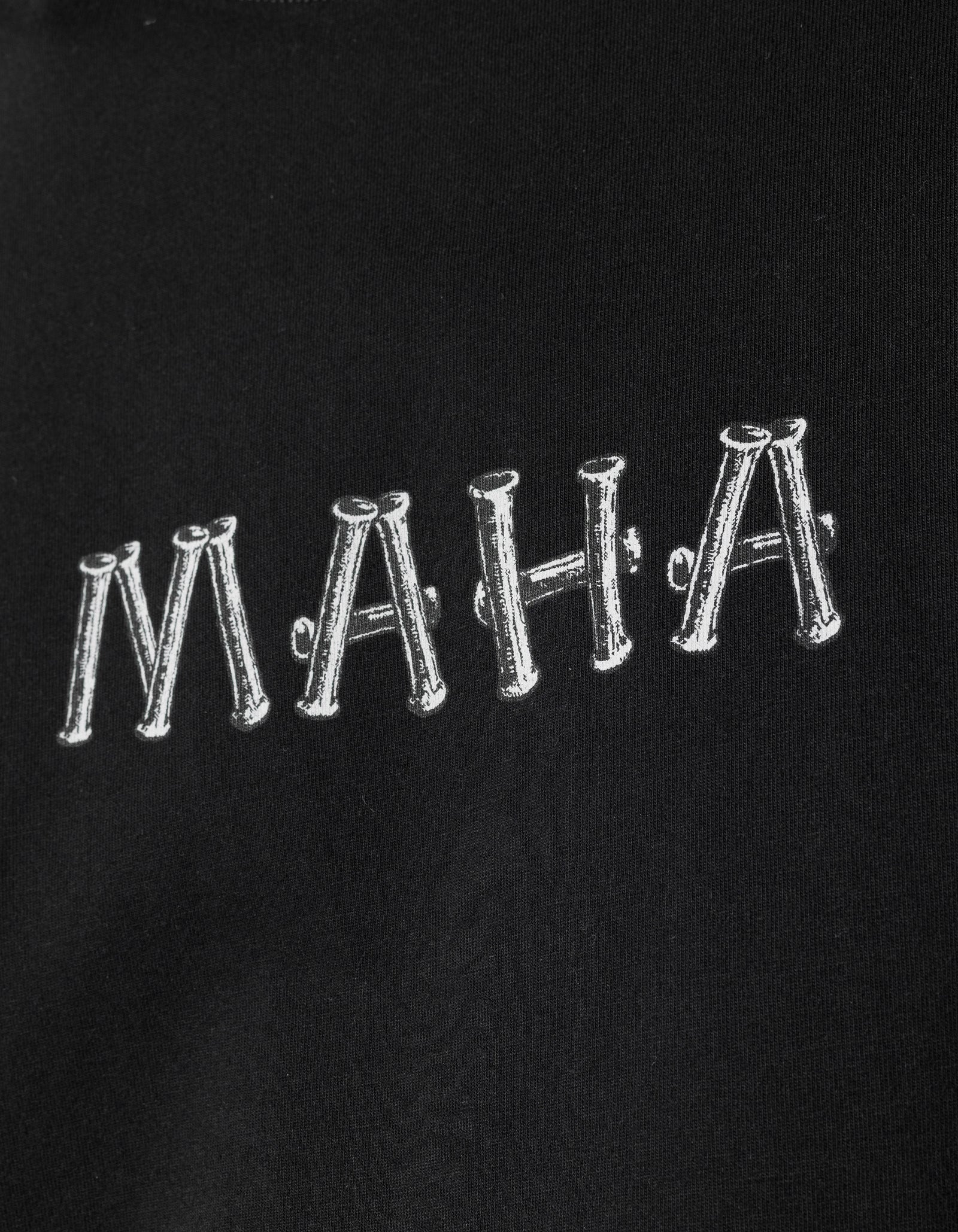 7768 Bamboo Logo T-Shirt Black