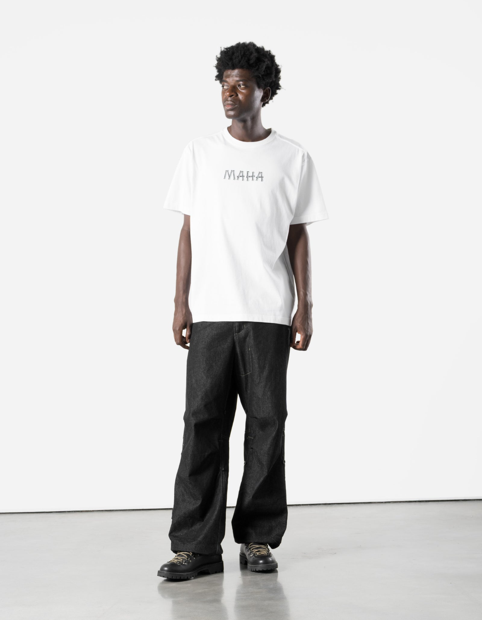 7768 Bamboo Logo T-Shirt White
