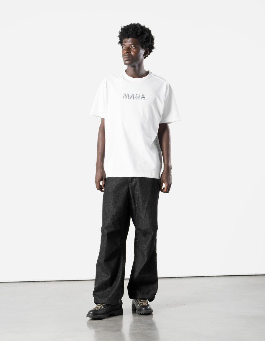 7768 Bamboo Logo T-Shirt White