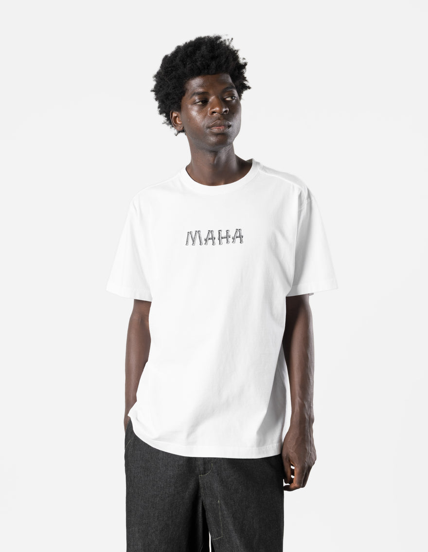 7768 Bamboo Logo T-Shirt White