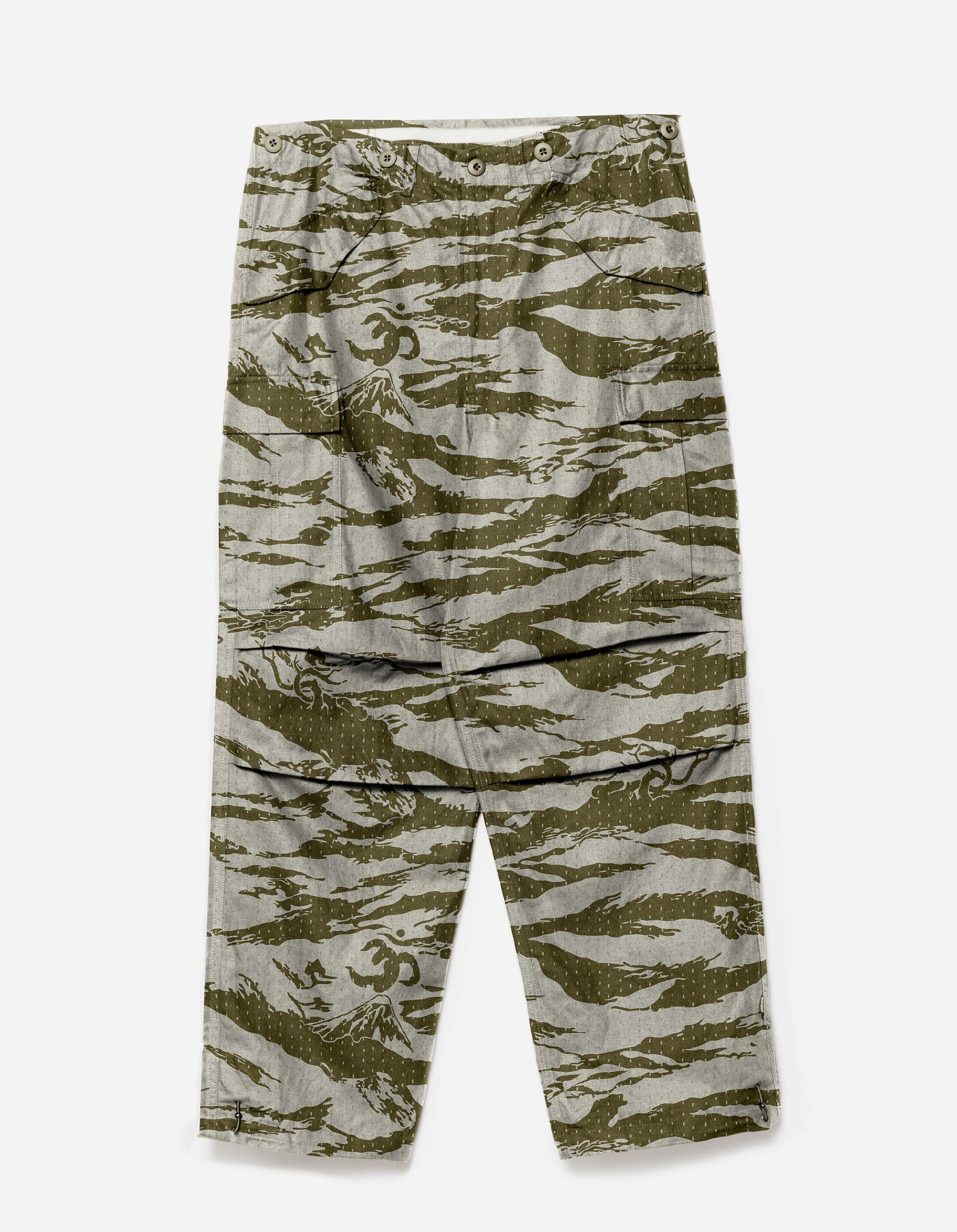 7334 Tigerstripe Stitch M65 Pants Ecru/Olive