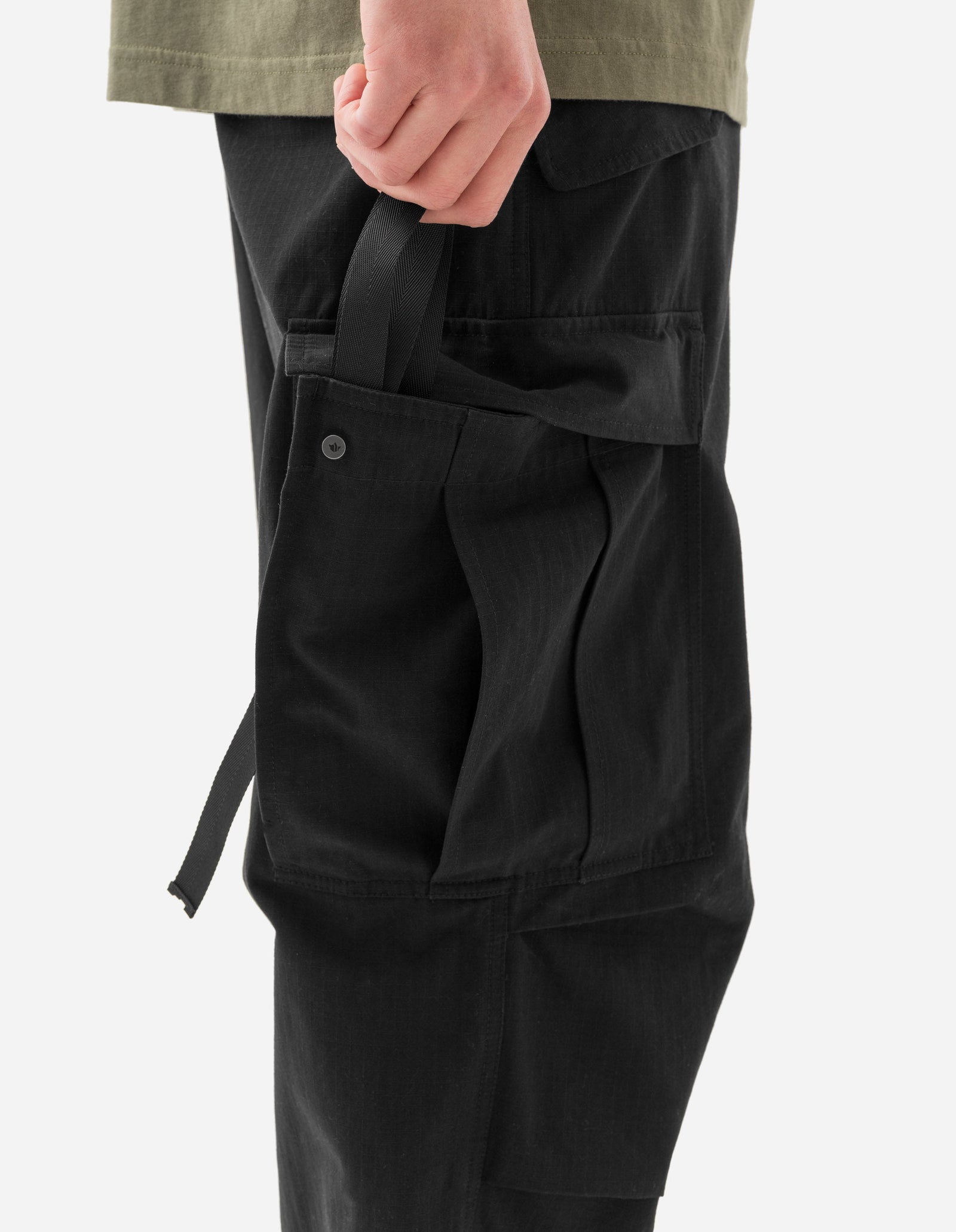 7400 Hemp M65 Cargo Pants Black