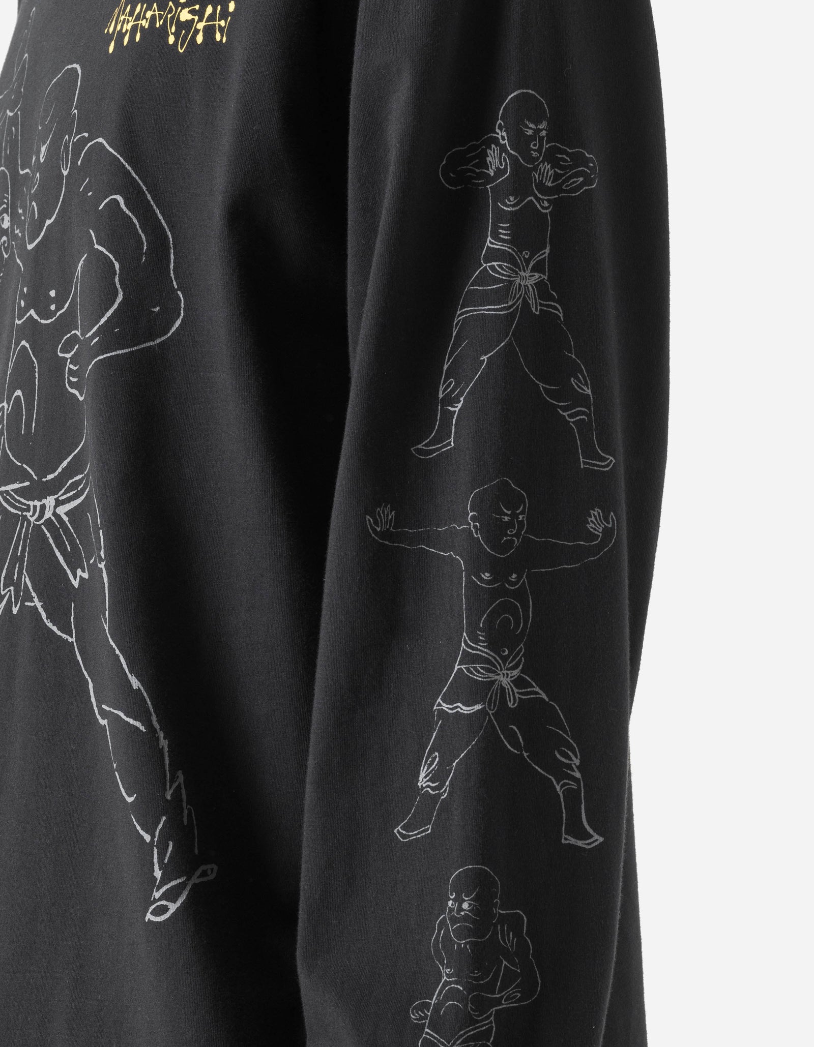 7553 Kung Fu Manual L/S T-Shirt Black
