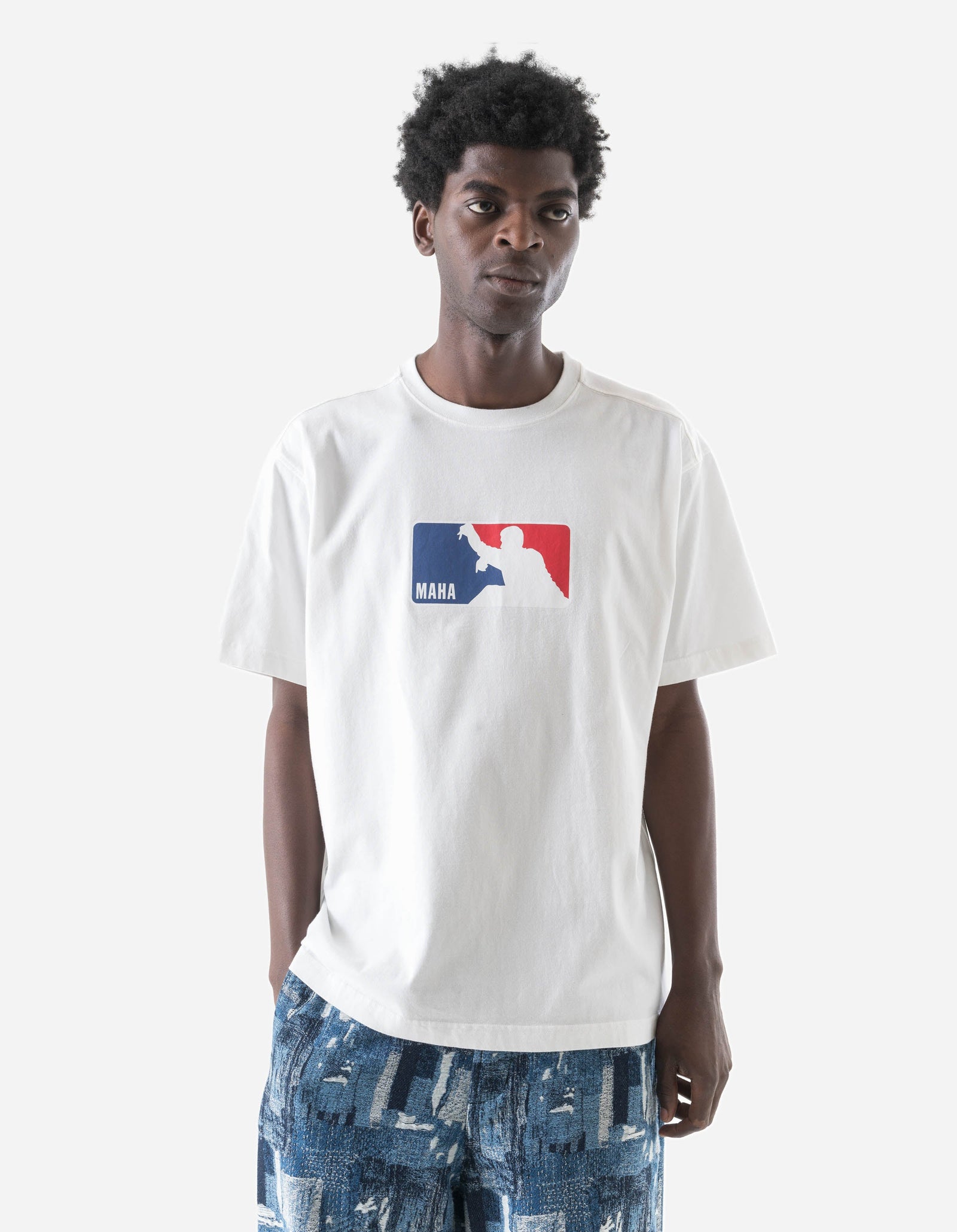 7555 Mantis League S/S T-Shirt White