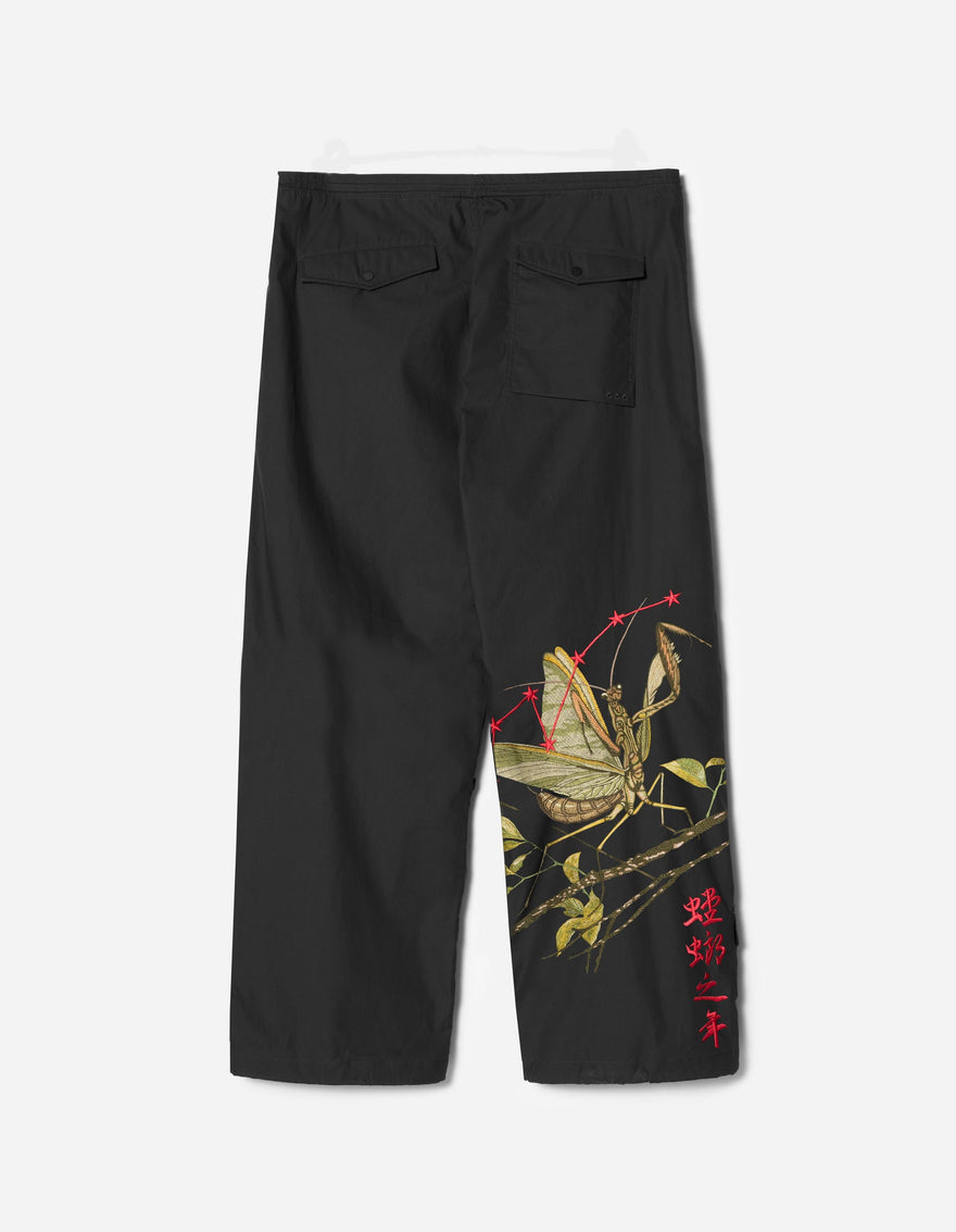 7557 7 Star Mantis Loose Snopants Black