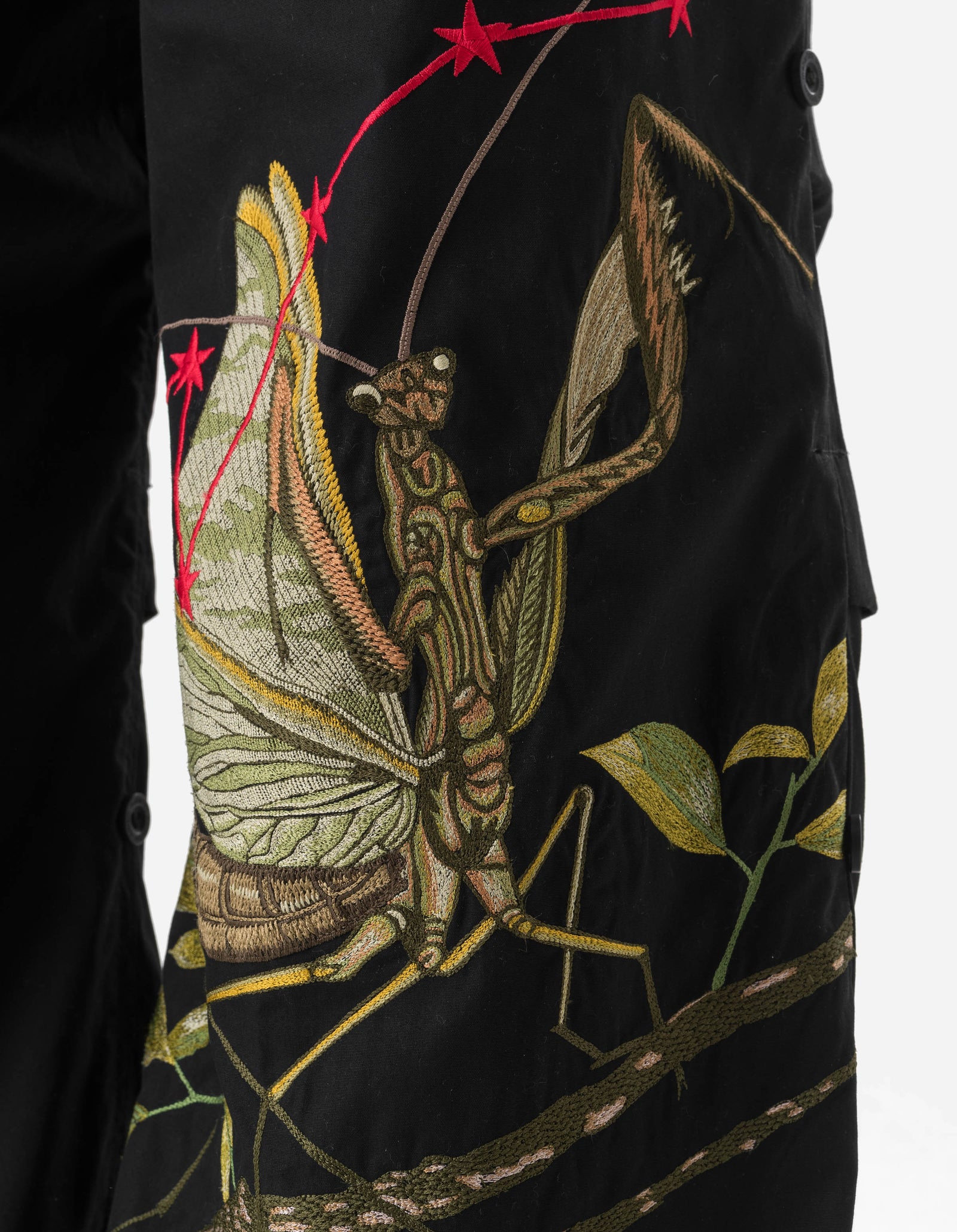 7557 7 Star Mantis Loose Snopants Black