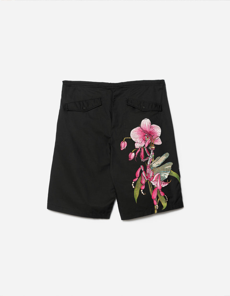 7559 Orchid Mantis Loose Snoshorts Black