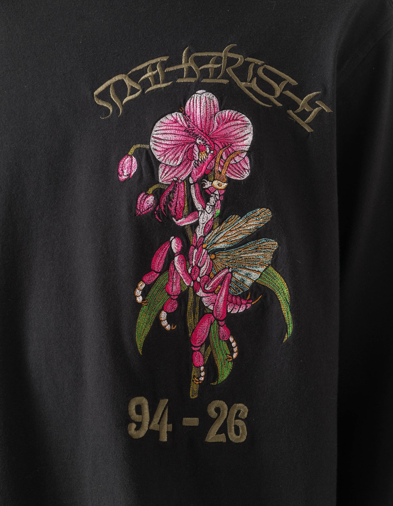 7560 Orchid Mantis L/S T-Shirt Black