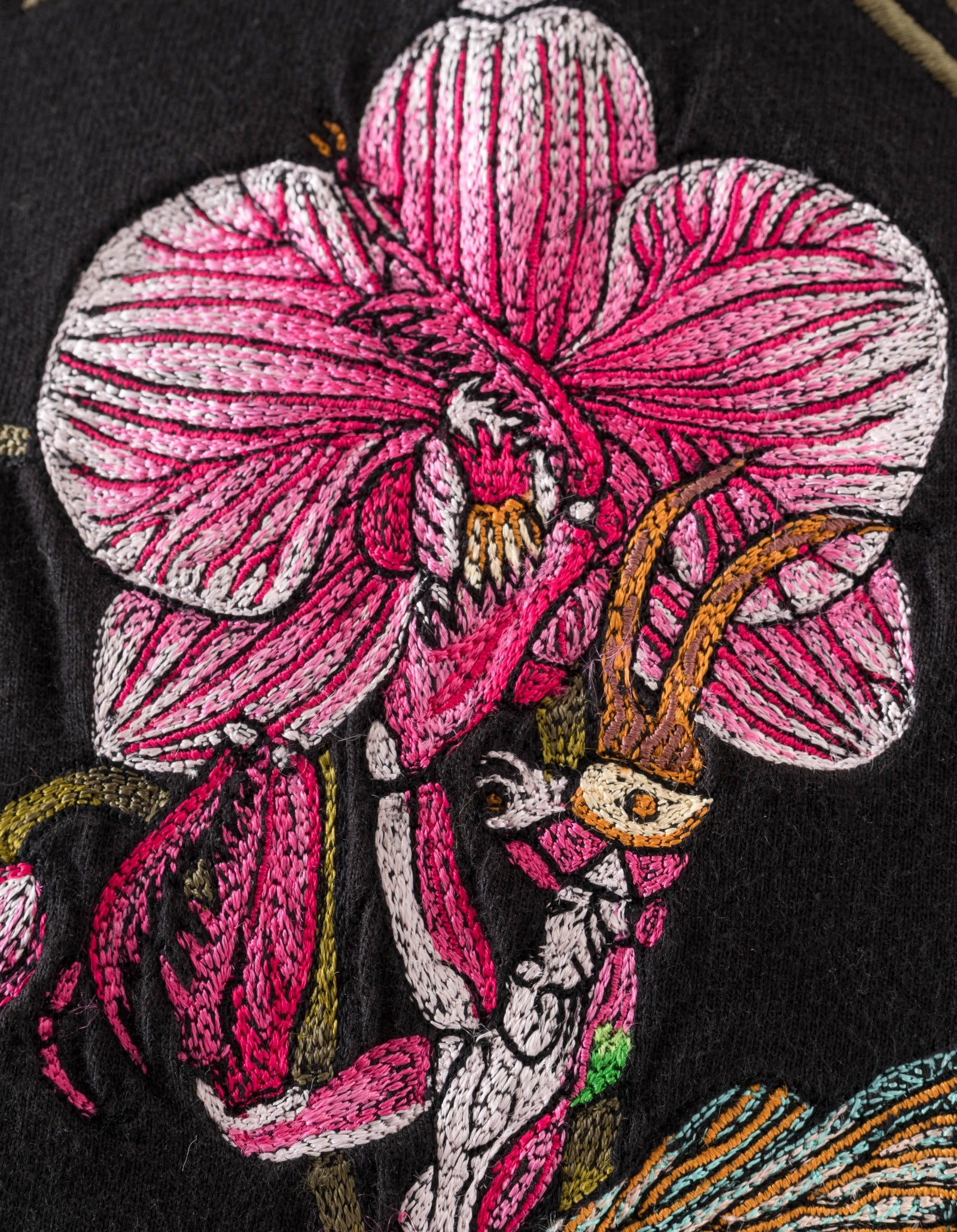 7560 Orchid Mantis L/S T-Shirt Black