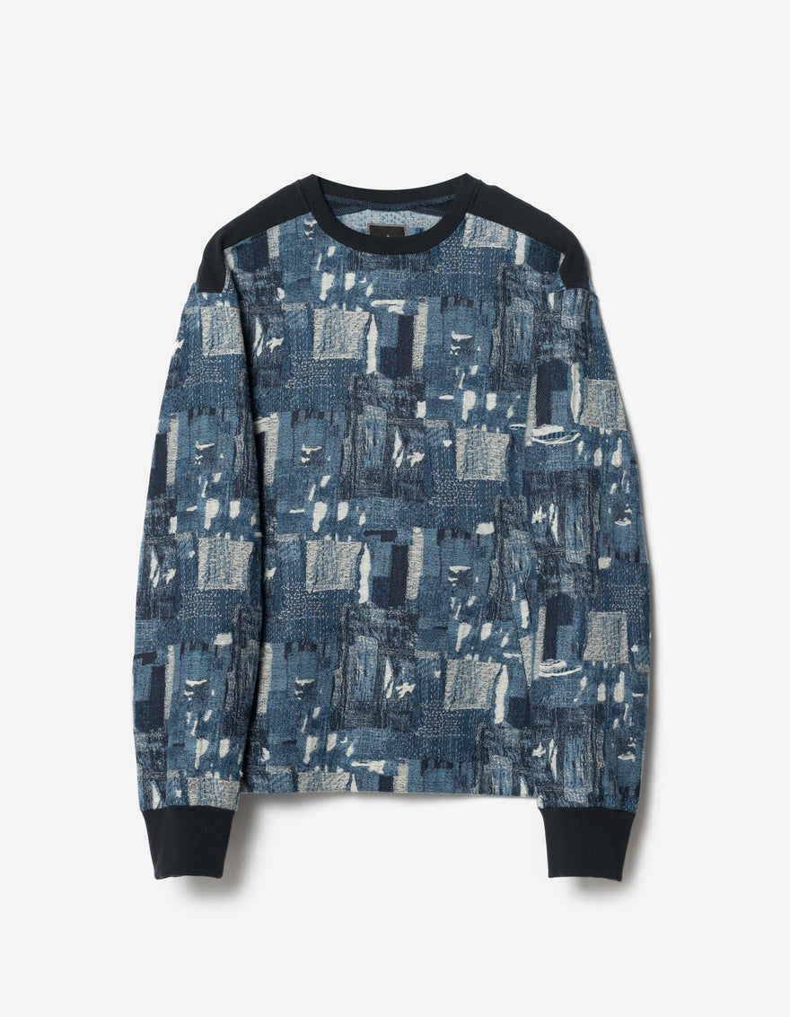 7562 Mahaboro Noragi Crew Top Indigo