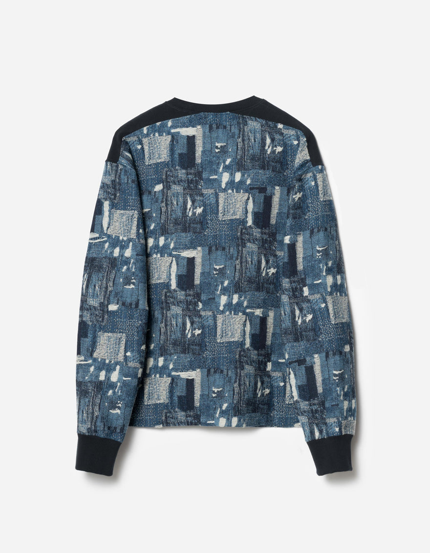7562 Mahaboro Noragi Crew Top Indigo