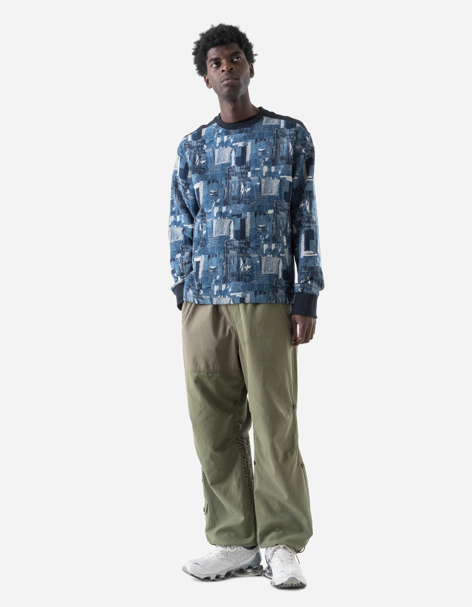 7562 Mahaboro Noragi Crew Top Indigo