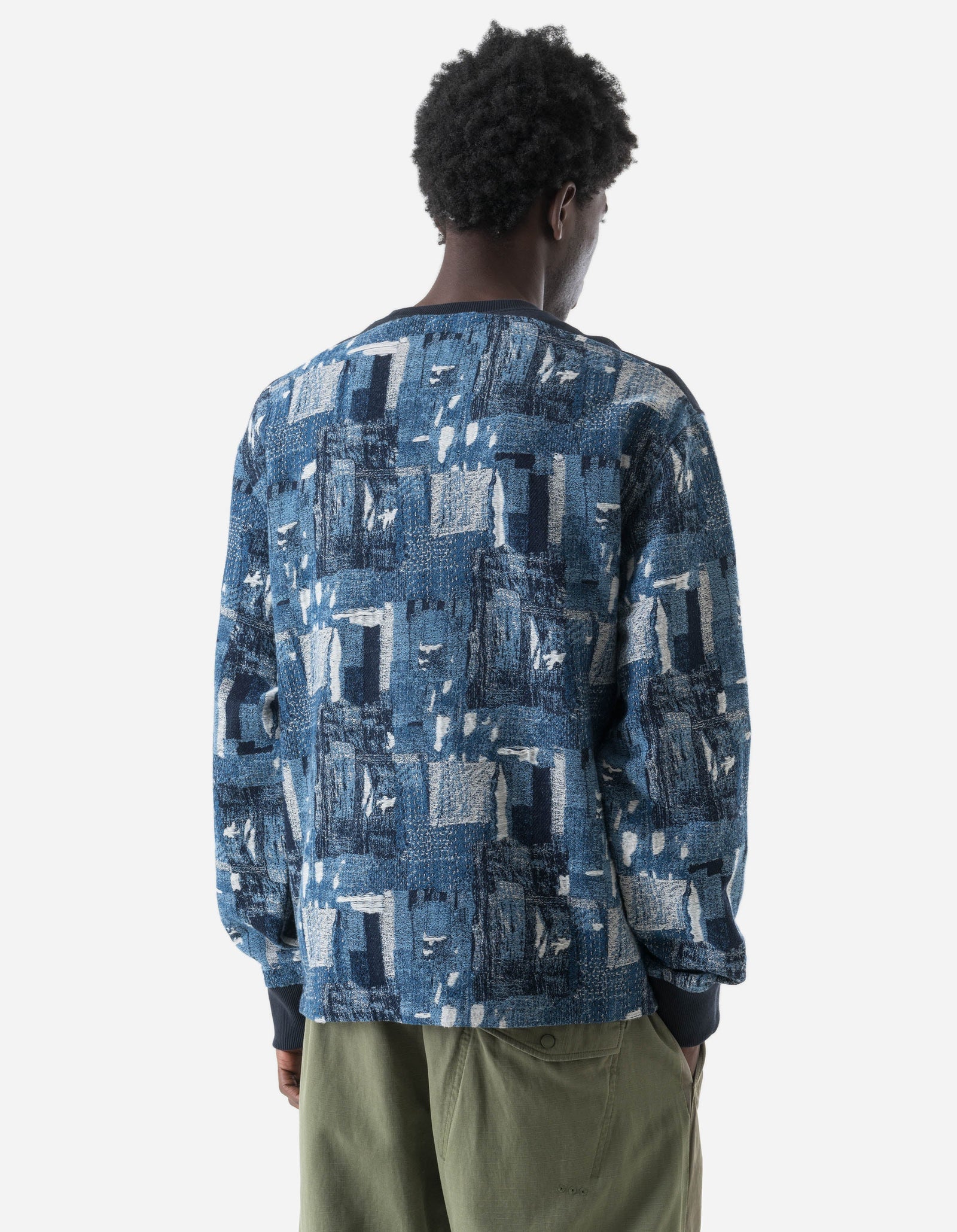 7562 Mahaboro Noragi Crew Top Indigo