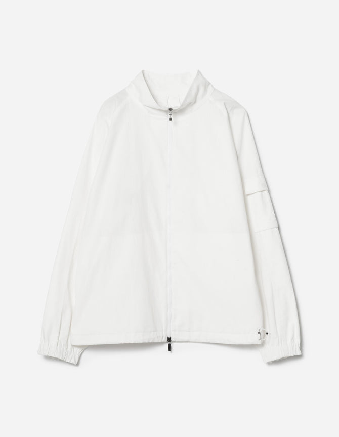 7566 Hemp Ripstop Track Jacket White