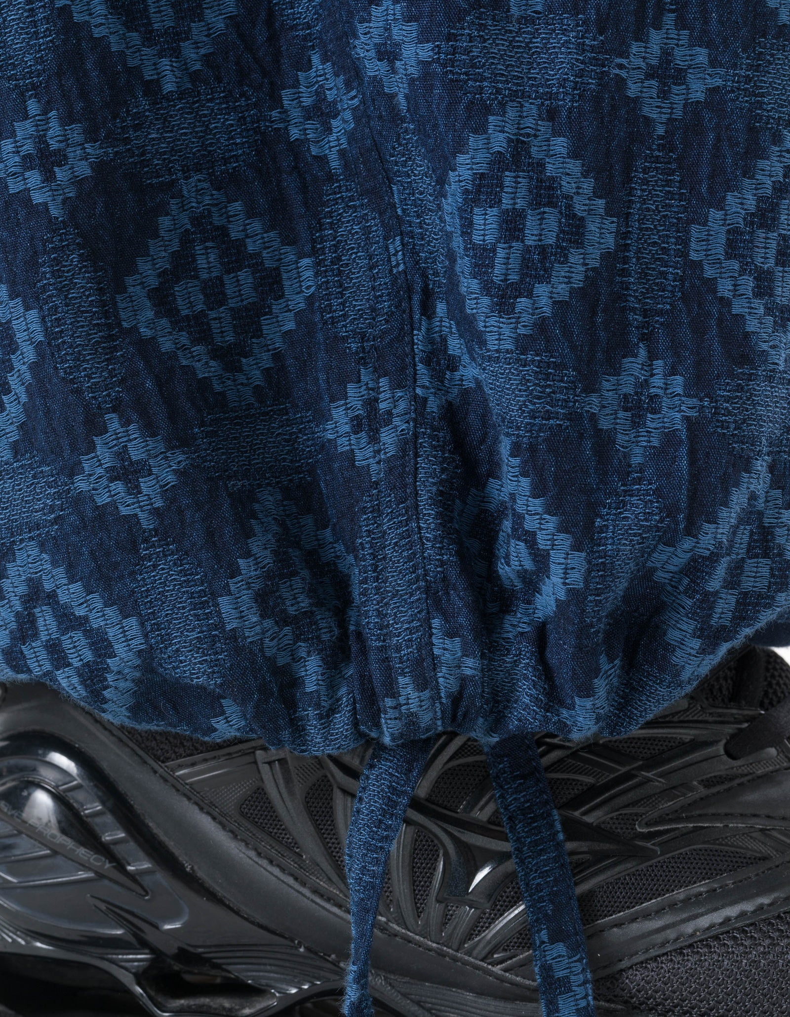 7567 Komon Aizome Loose Track Pants Aizome Blue