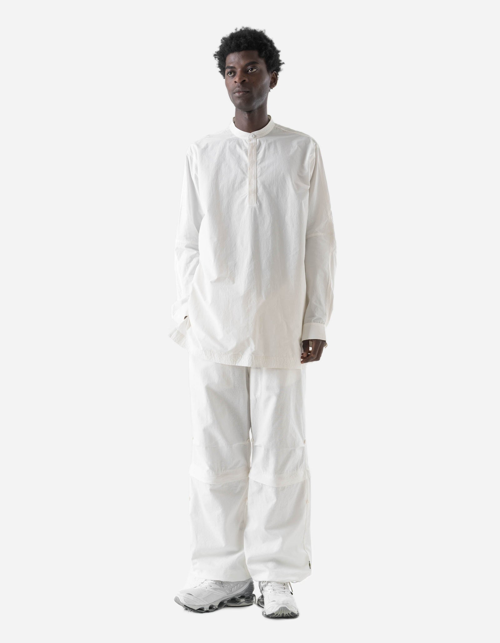 7574 Long Kurta Shirt White