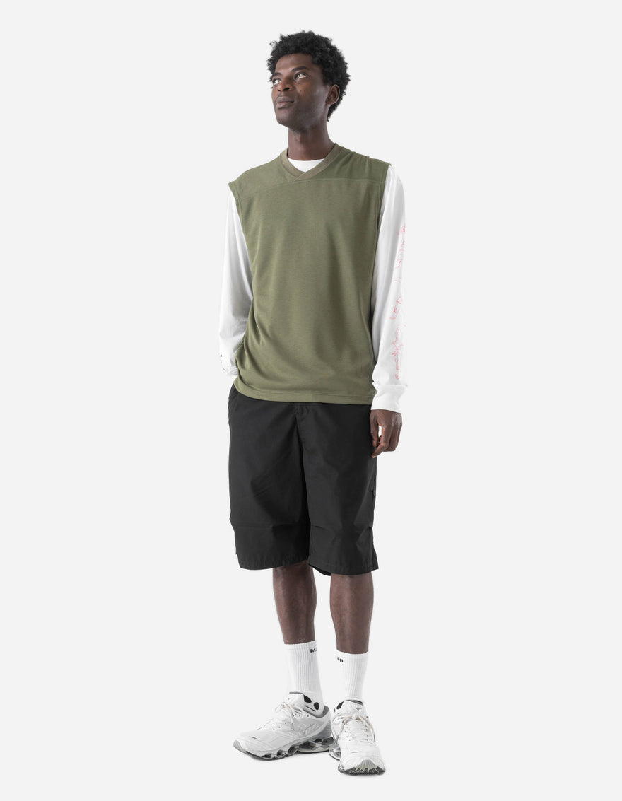 7576 Power Dry Sleeveless T-Shirt Olive OG-107F