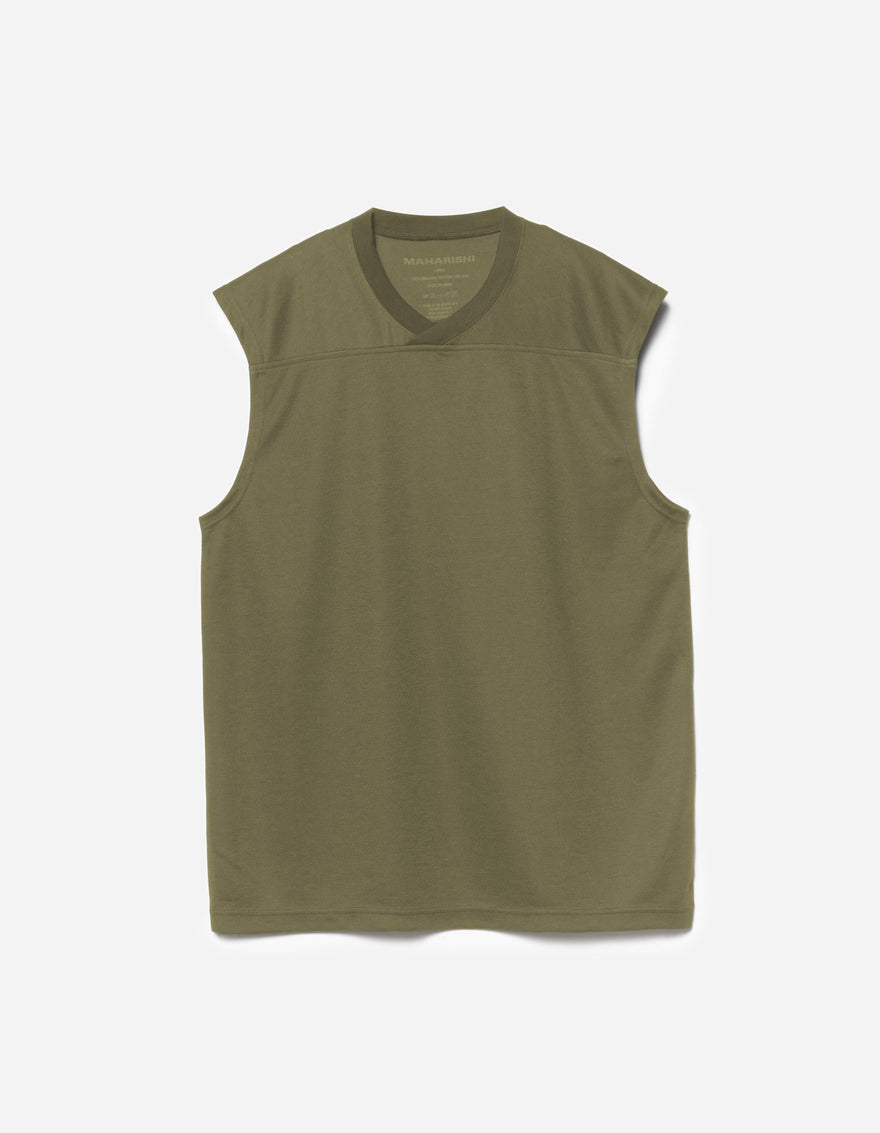 7576 Power Dry Sleeveless T-Shirt Olive OG-107F