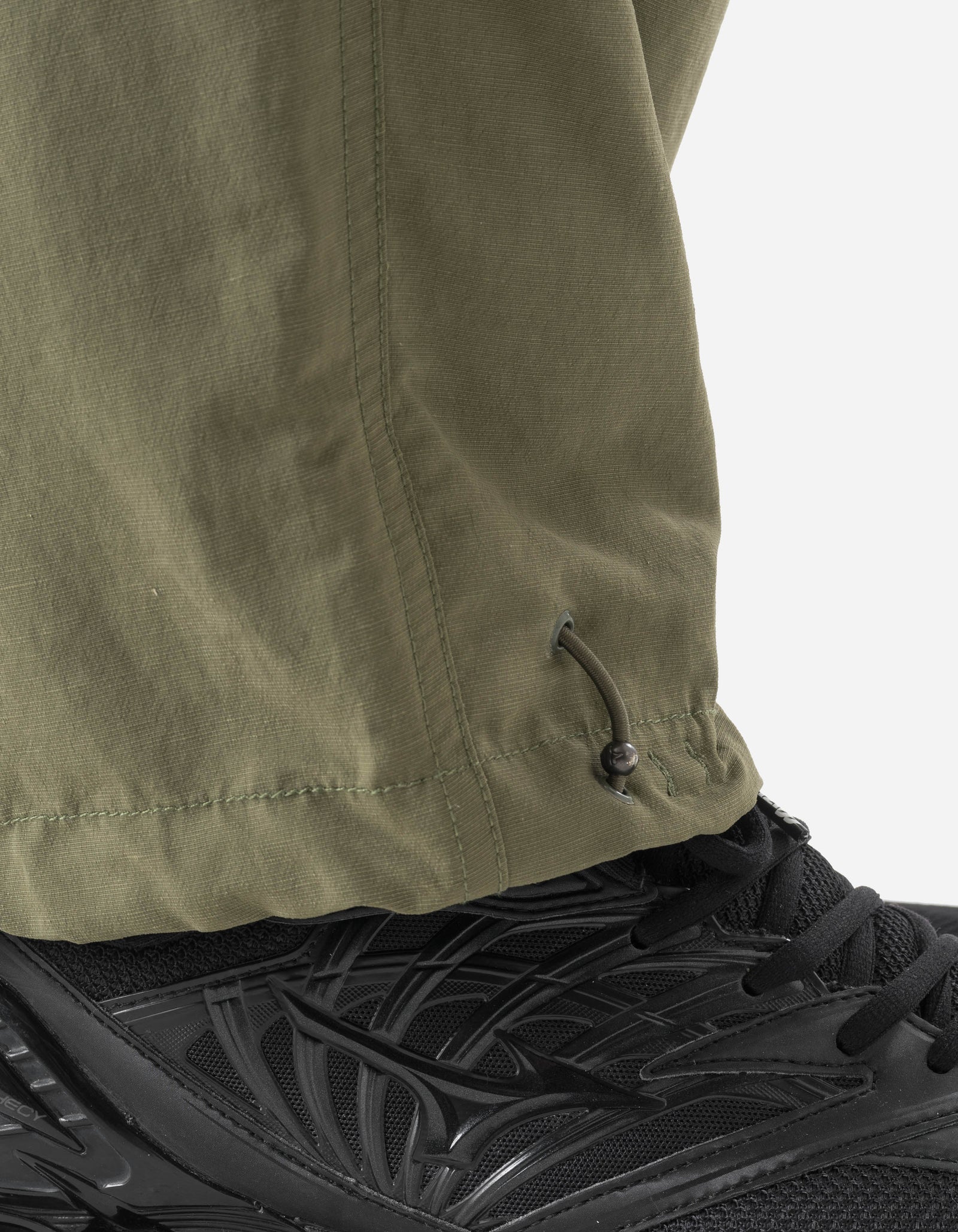 7579 DWR Hemp Asym Hakama Pants Olive OG-107F