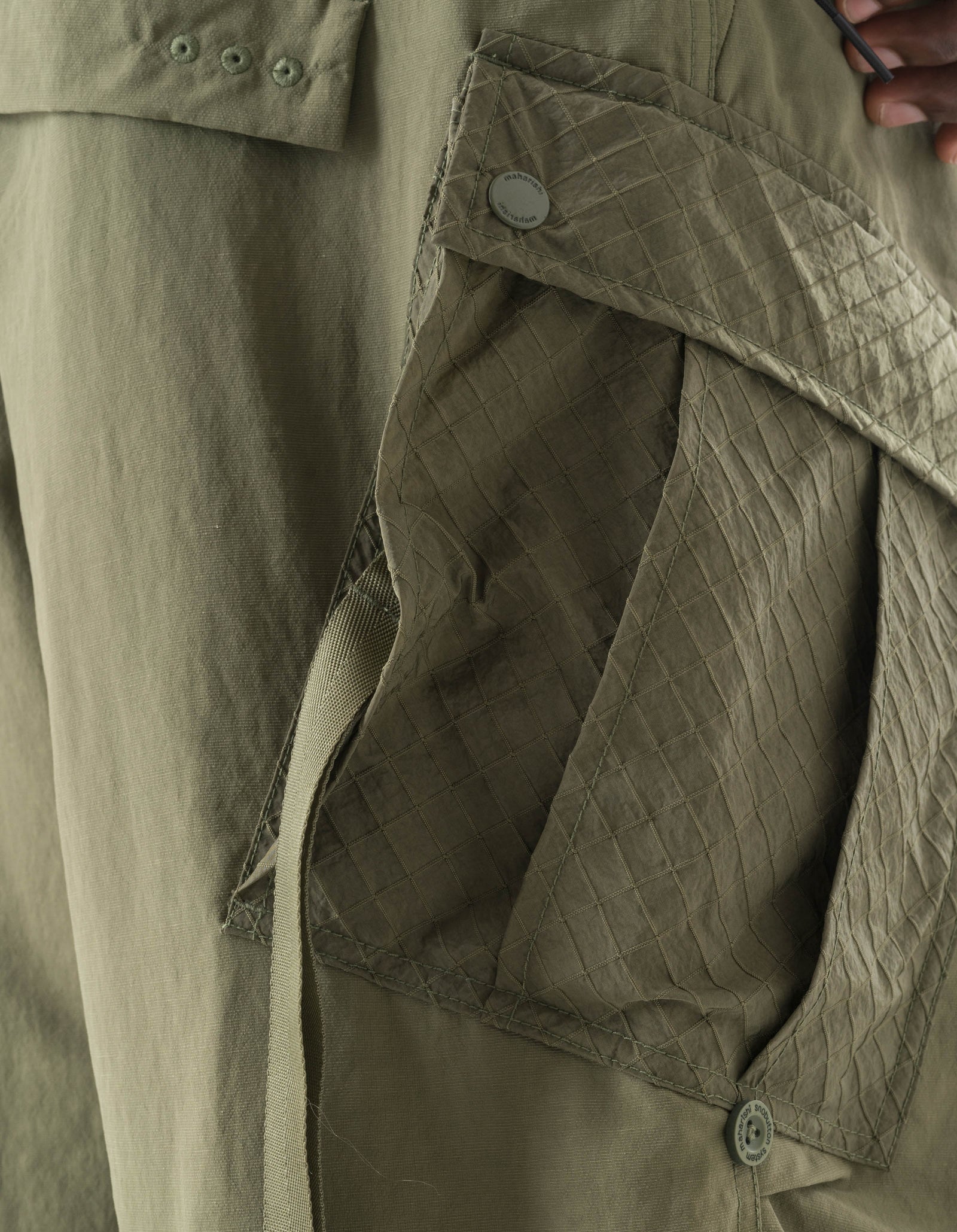 7582 DWR Hemp Loose Cargo Snopants Olive OG-107F