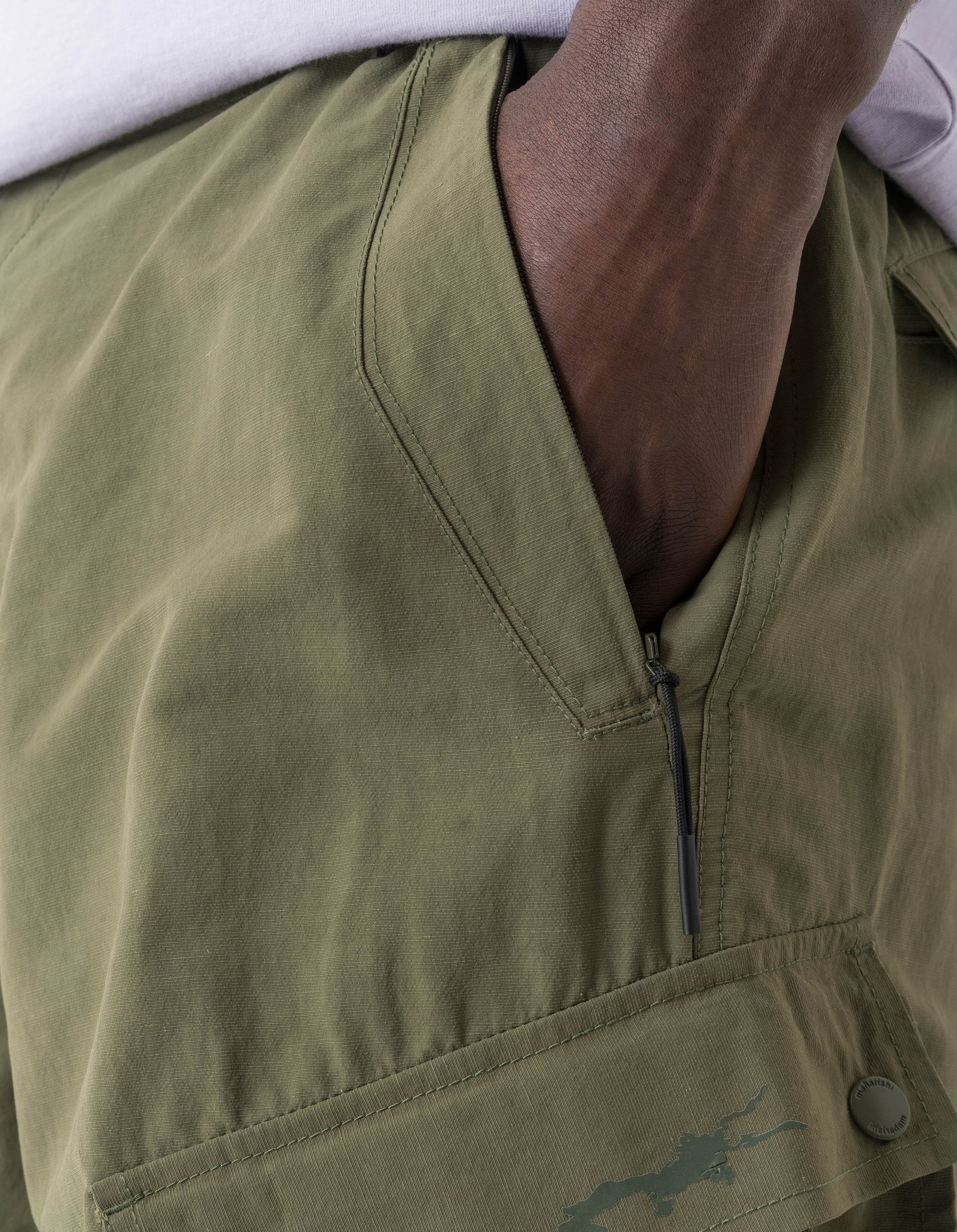 7582 DWR Hemp Loose Cargo Snopants Olive OG-107F