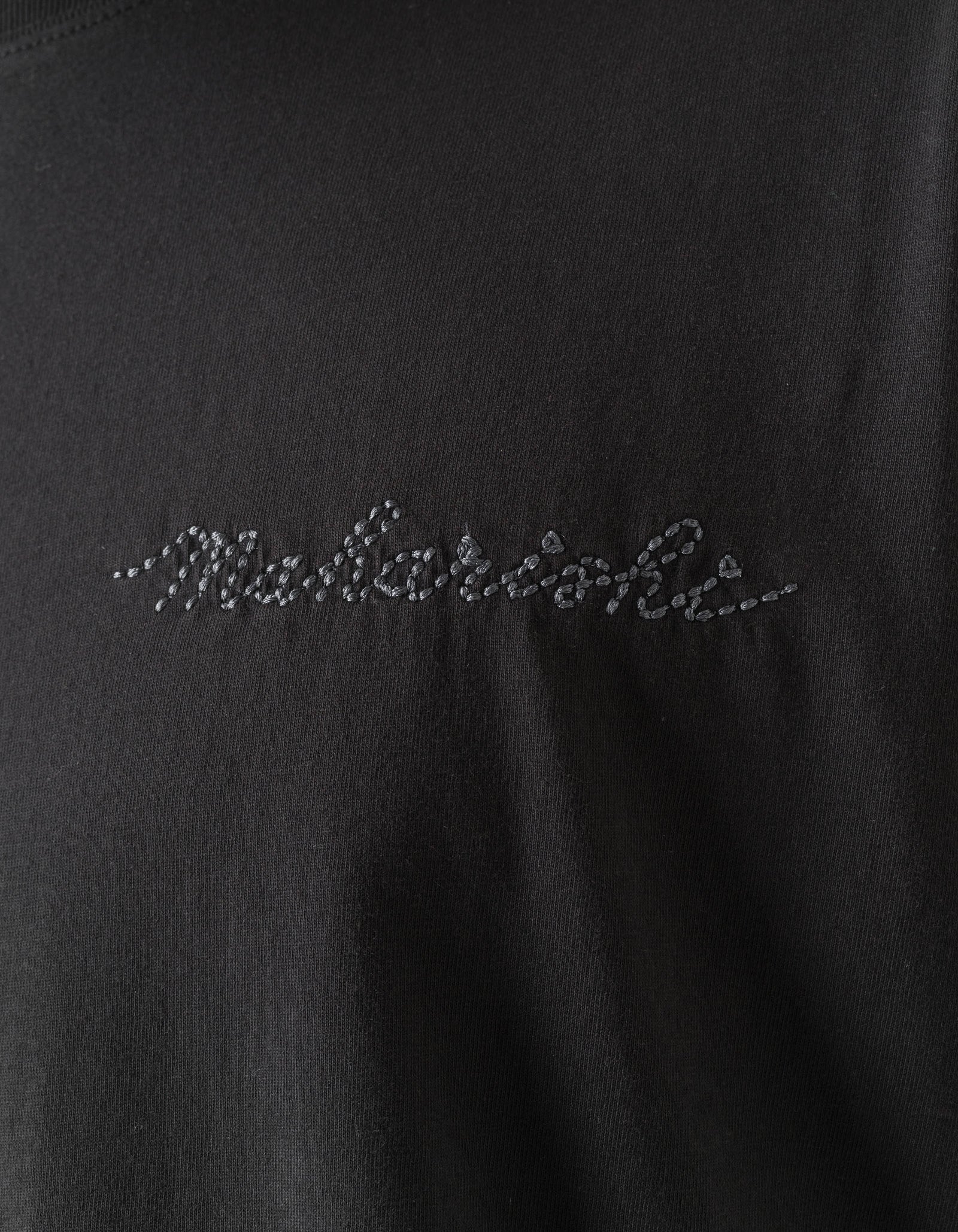 7586 Sashiko S/S T-Shirt Black