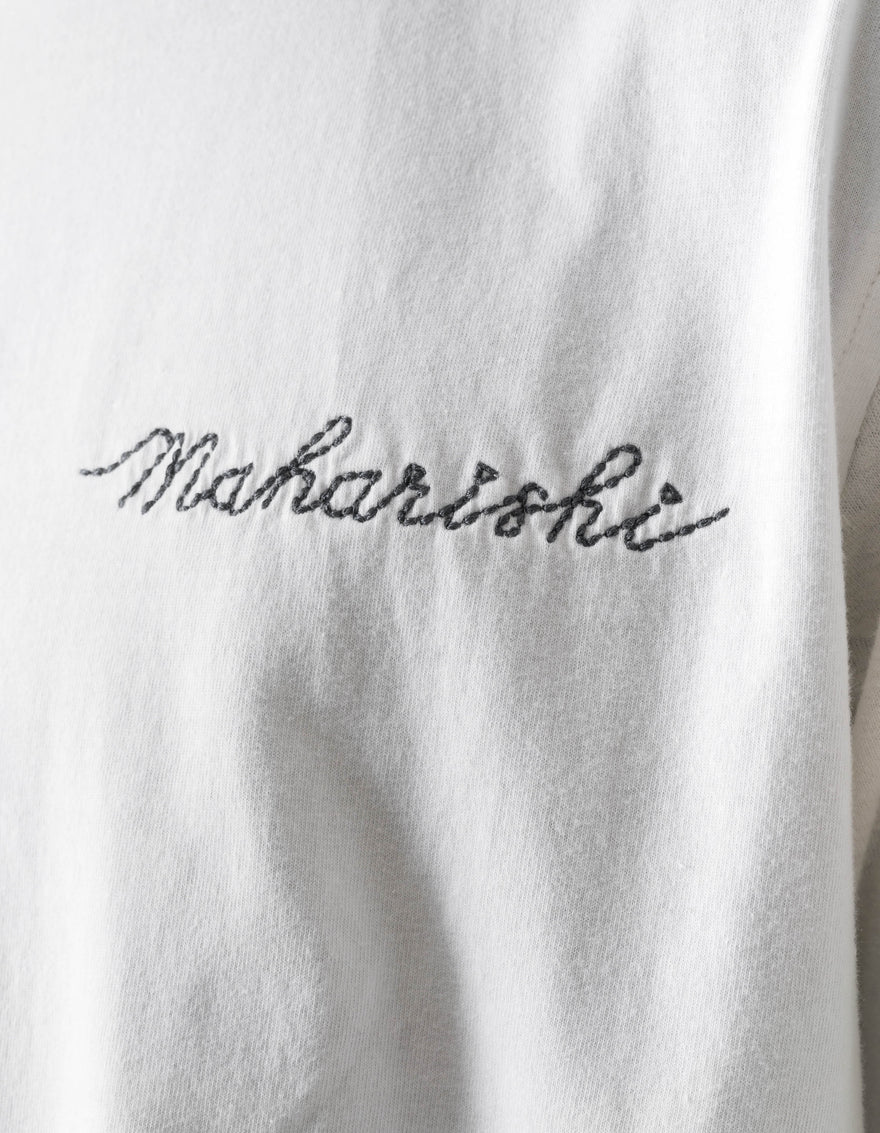7586 Sashiko S/S T-Shirt White