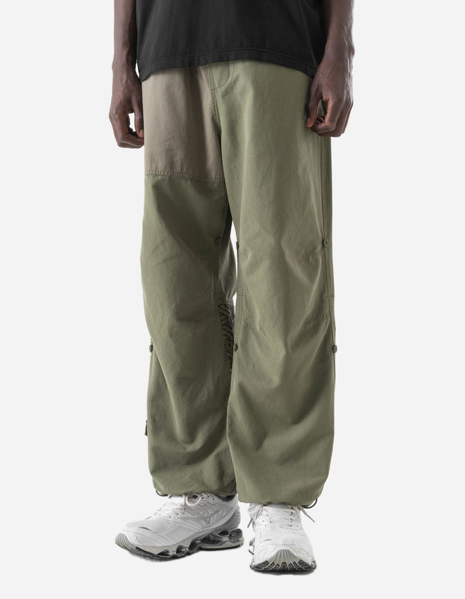 7587 Sashiko Track Pant Olive