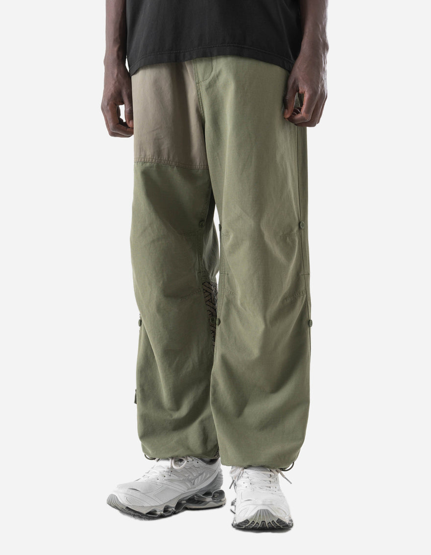 7587 Sashiko Track Pant Olive