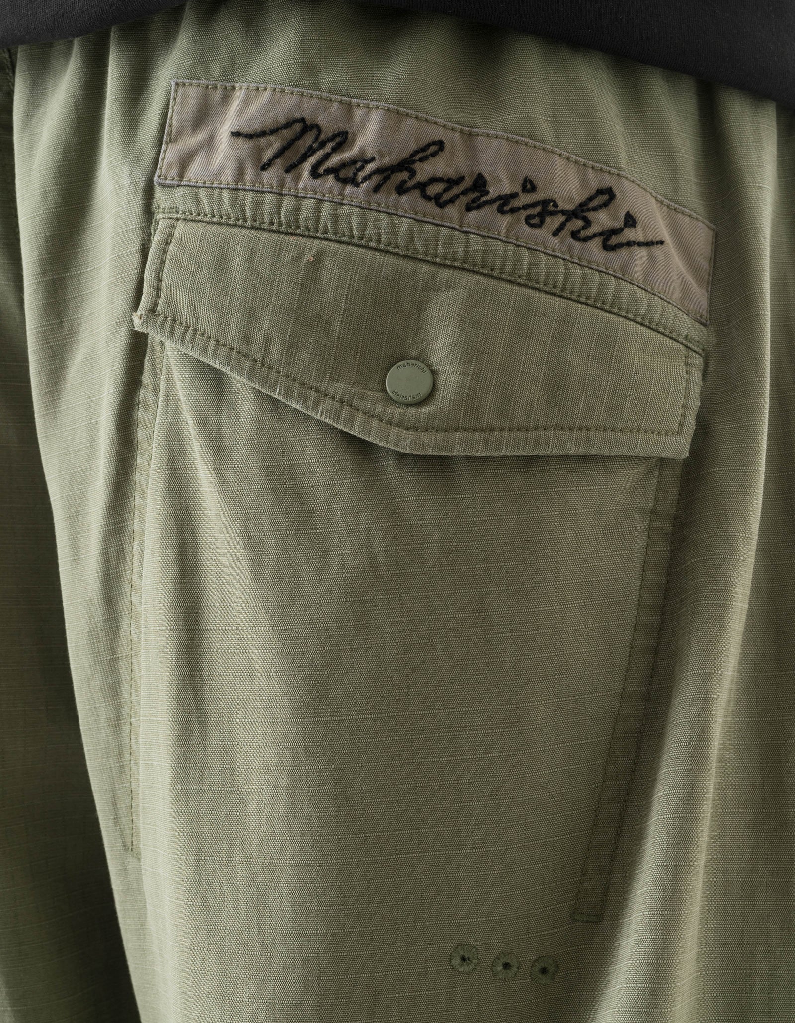 7587 Sashiko Track Pant Olive