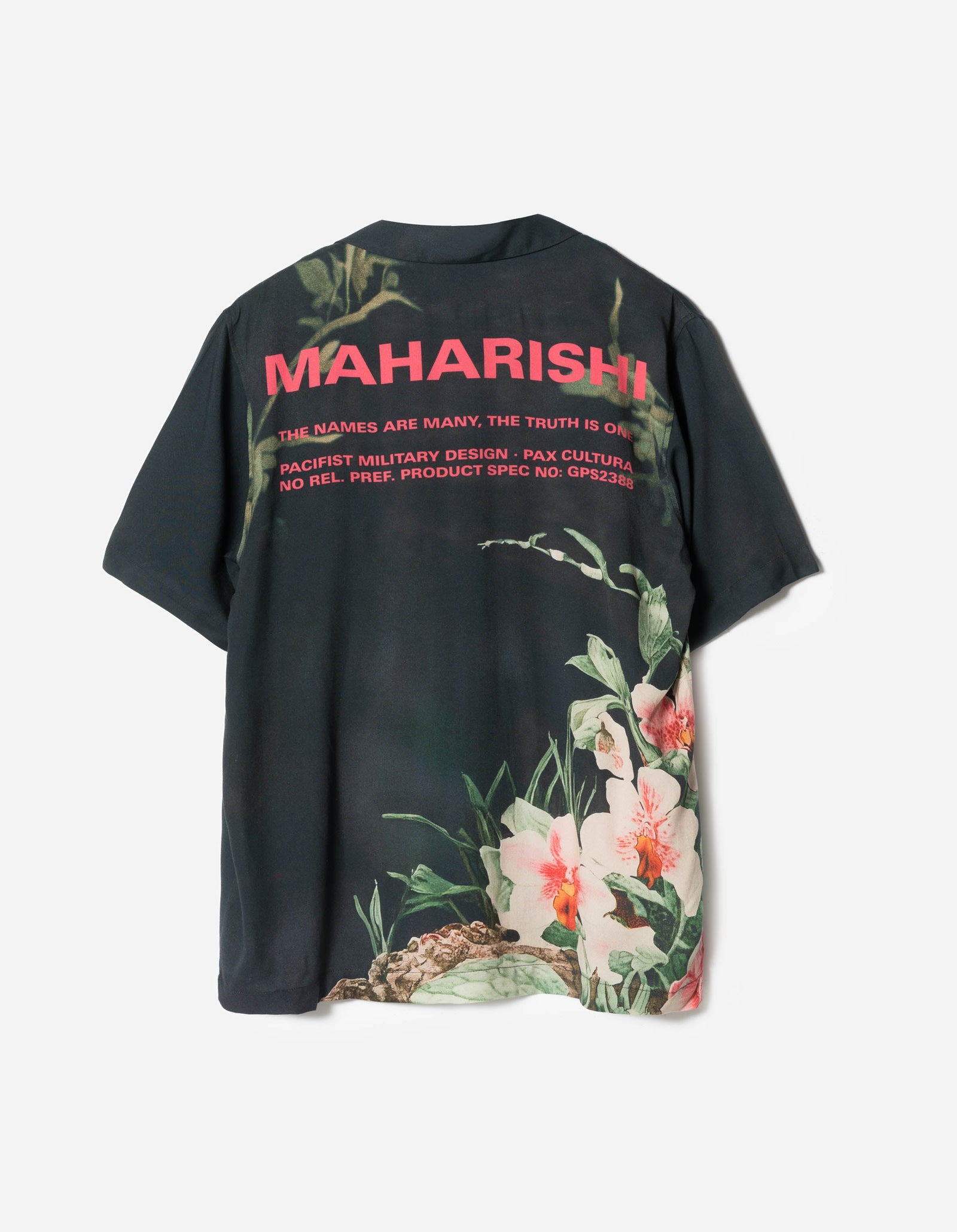 7594 Orchid Mantis Camp Collar Shirt Navy