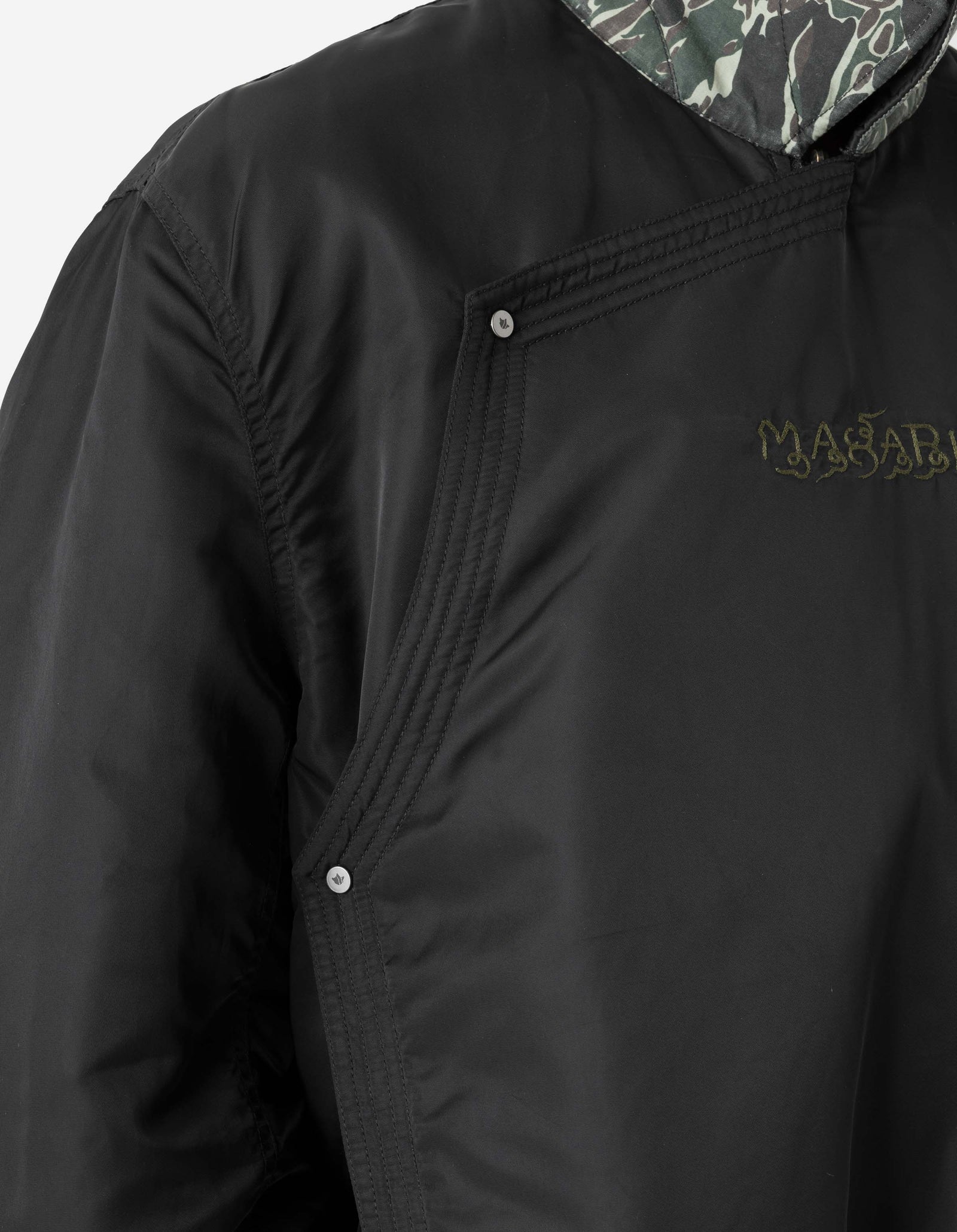 7691 A2 Monk Flight Jacket Black/Olive