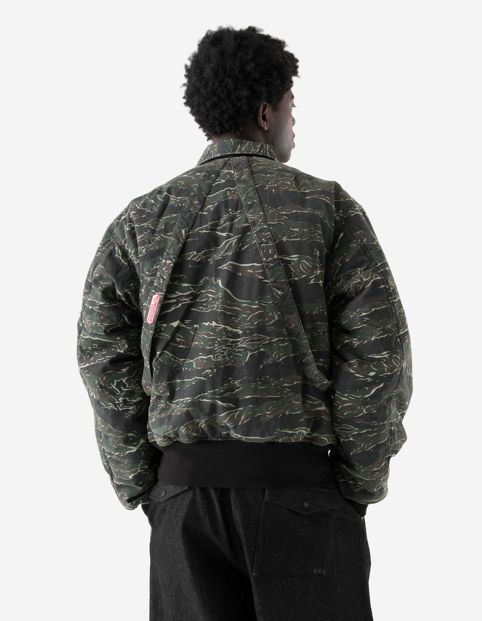 7691 A2 Monk Flight Jacket Black/Olive