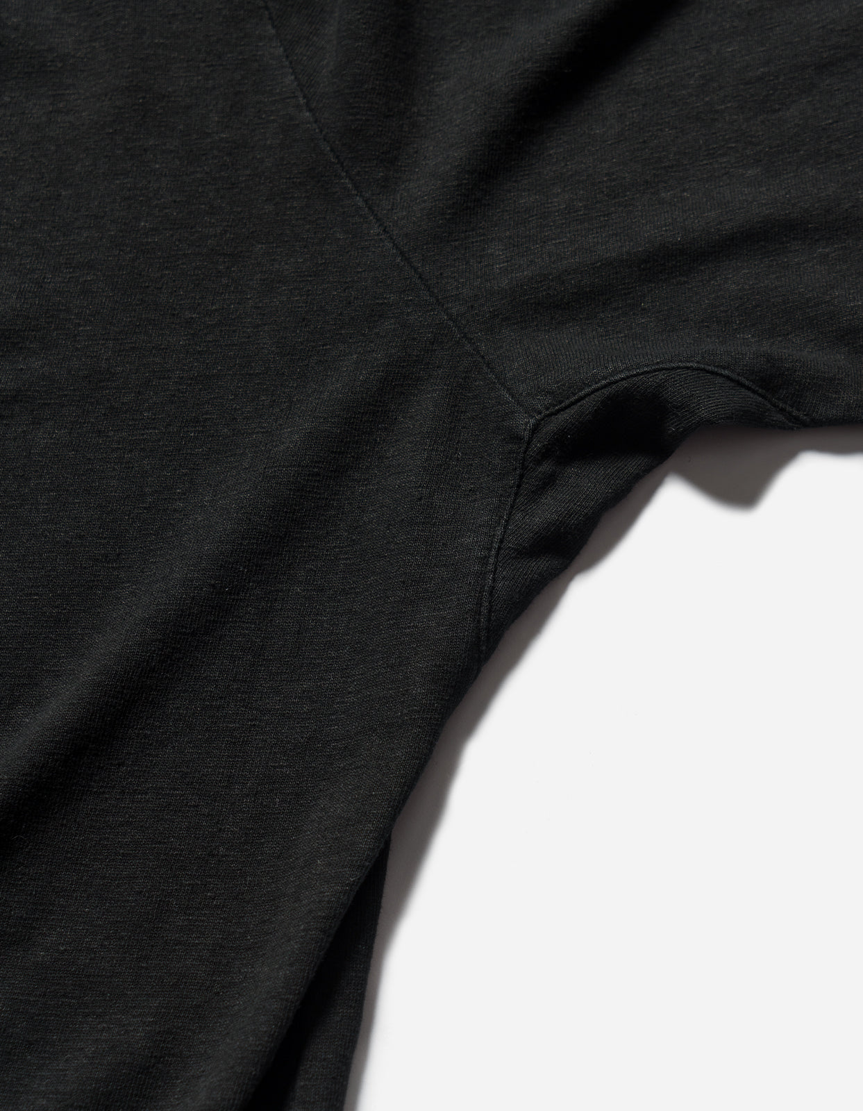 5234 Hemp Cross Loose S/S T-Shirt Black