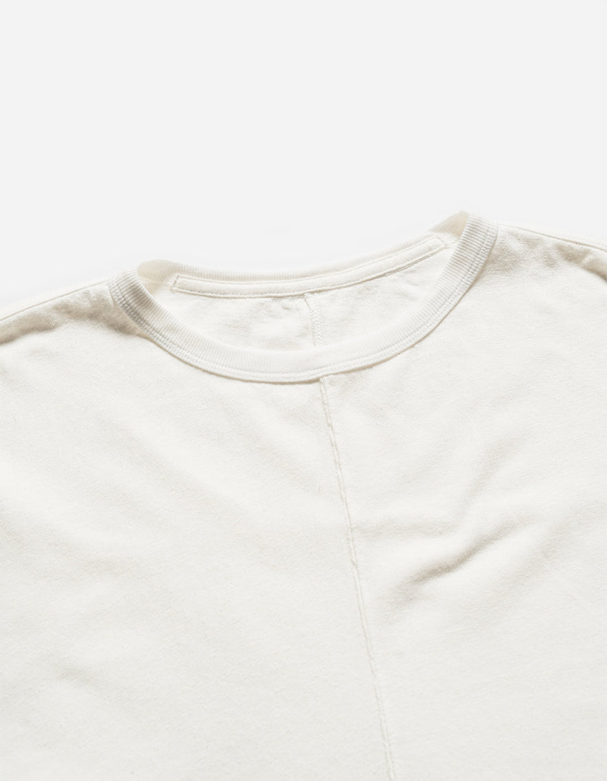 5234 Hemp Cross Loose S/S T-Shirt White