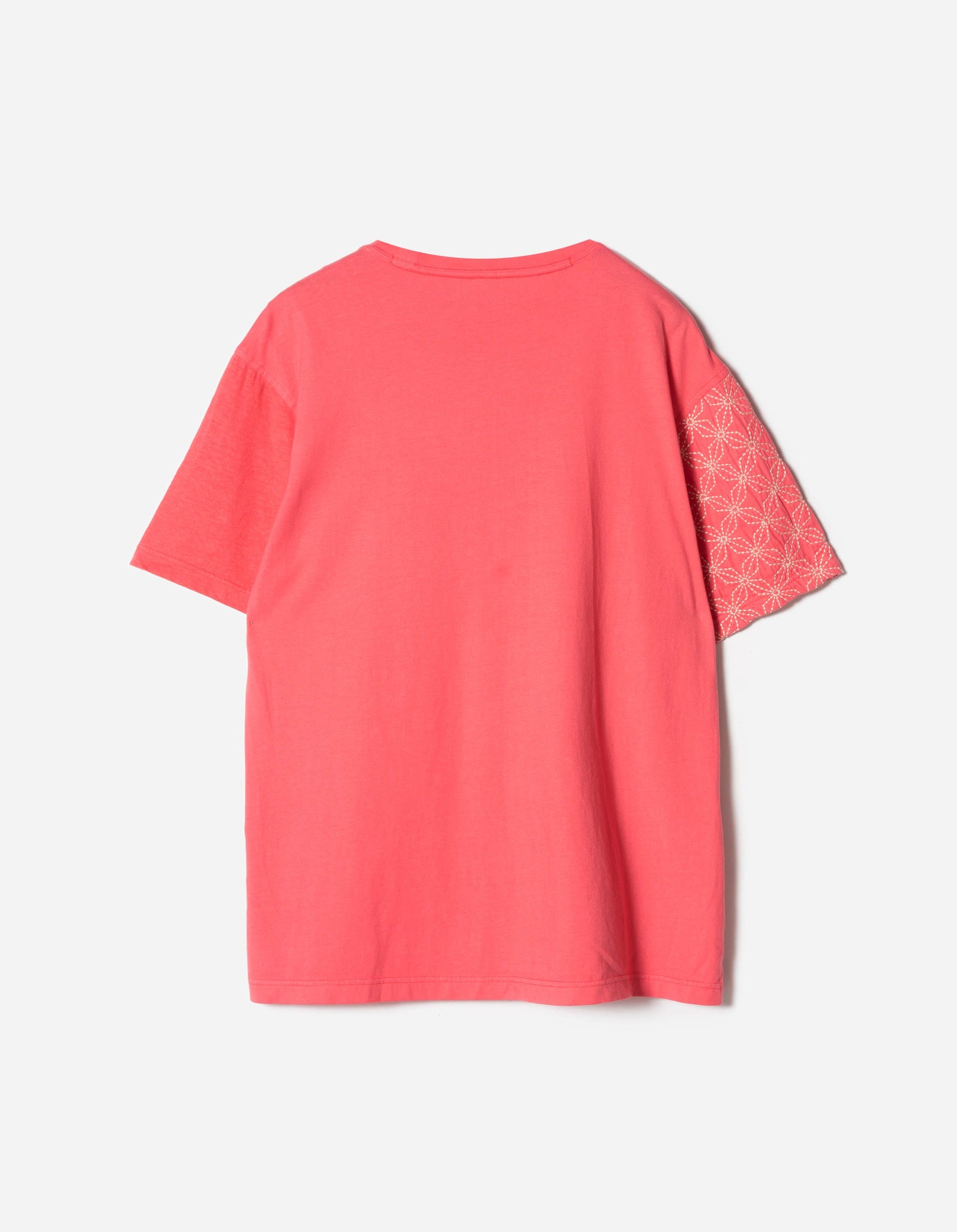 7586 Sashiko S/S T-Shirt Cerise