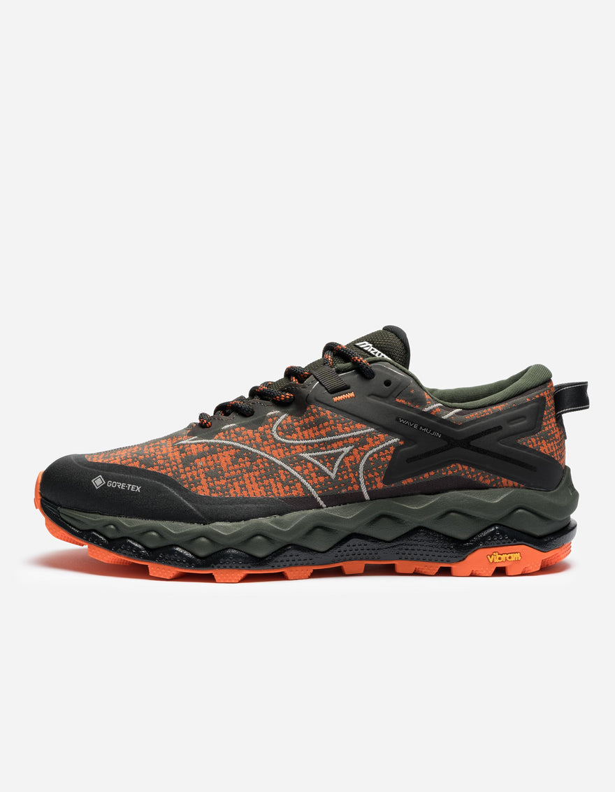 Maharishi Mizuno Wave Mujin LS GTX Vibrant Orange/Cool Gray 3C/Pine Green