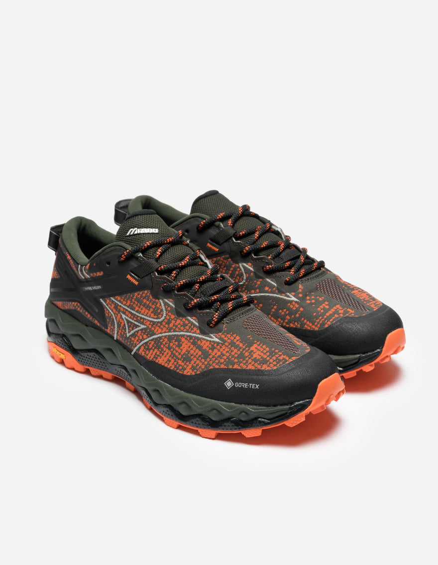 Maharishi Mizuno Wave Mujin LS GTX Vibrant Orange/Cool Gray 3C/Pine Green