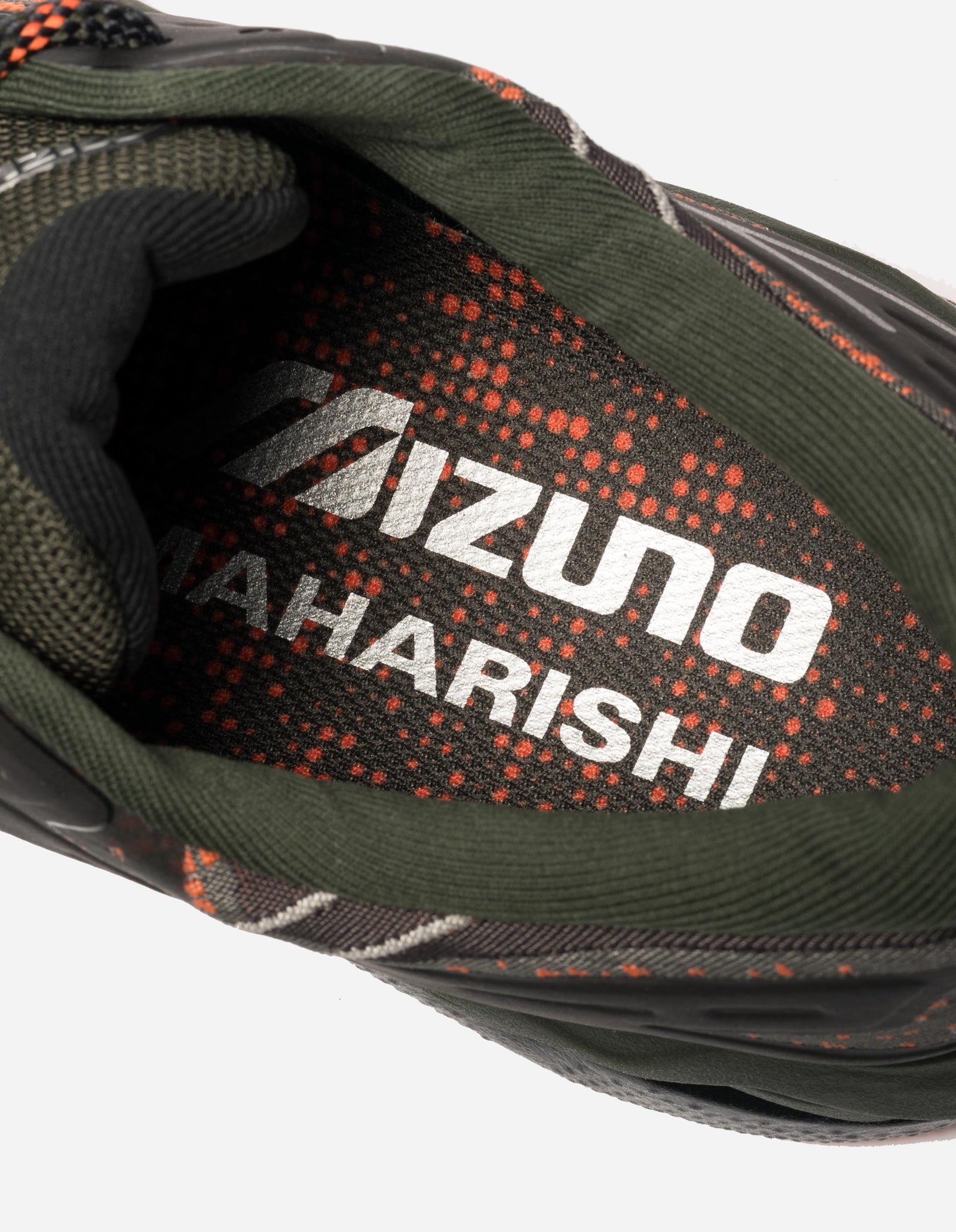 Maharishi Mizuno Wave Mujin LS GTX Vibrant Orange/Cool Gray 3C/Pine Green