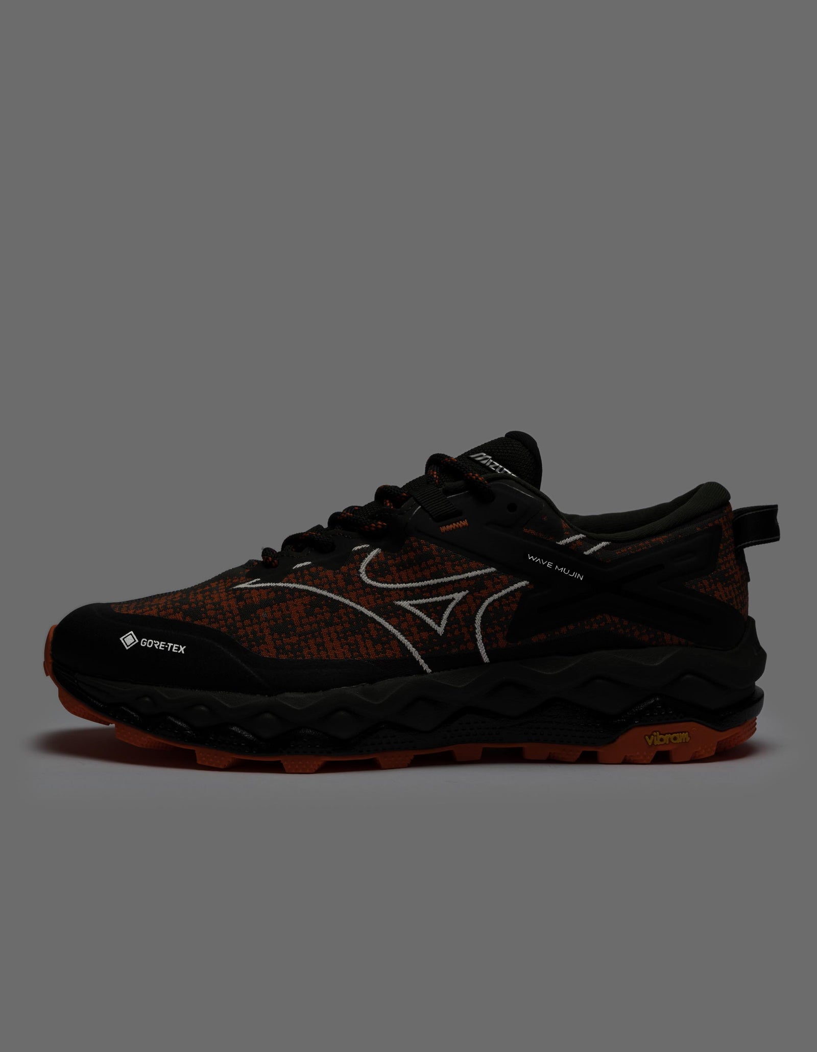Maharishi Mizuno Wave Mujin LS GTX Vibrant Orange/Cool Gray 3C/Pine Green